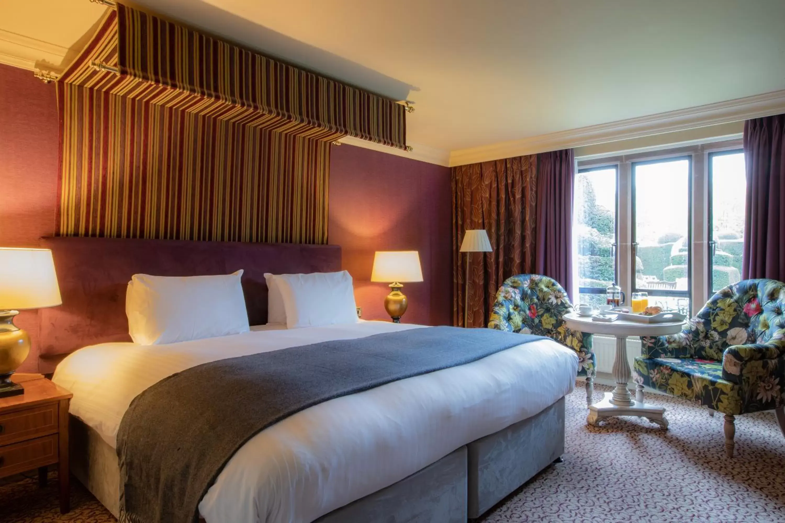 Bedroom, Bed in The Billesley Manor Hotel