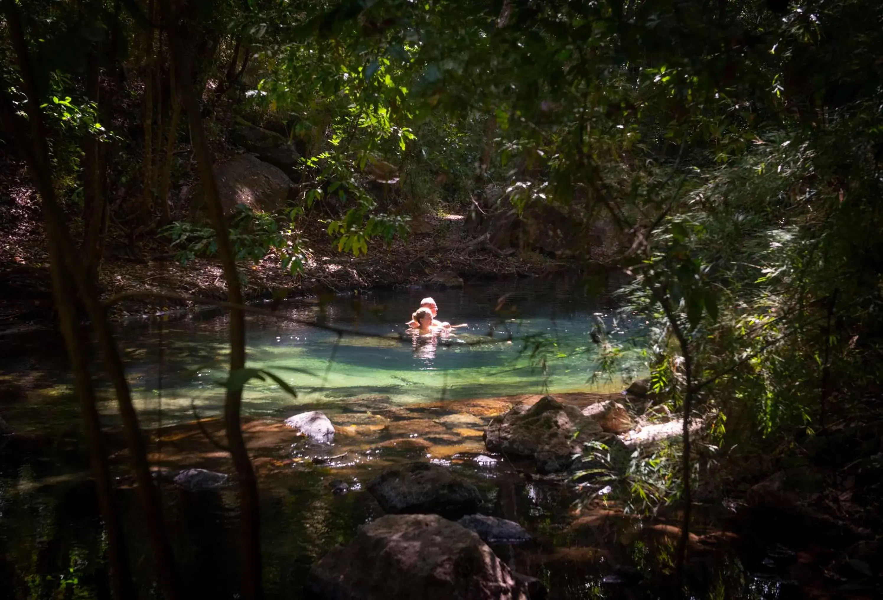 People in Rio Perdido Hotel & Thermal River