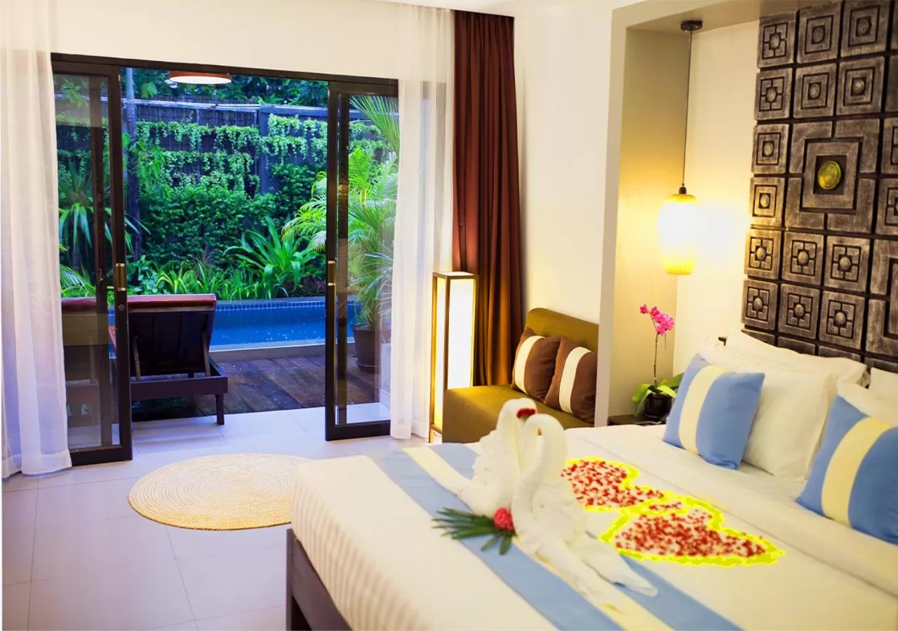 Bed in Ladear Privilege Rooms