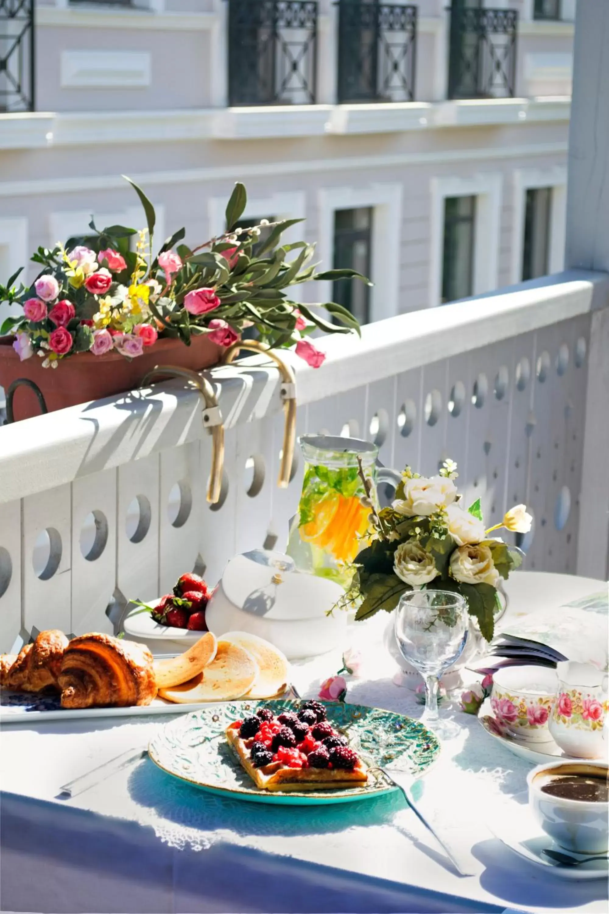 Balcony/Terrace in River Side Hotel Tbilisi