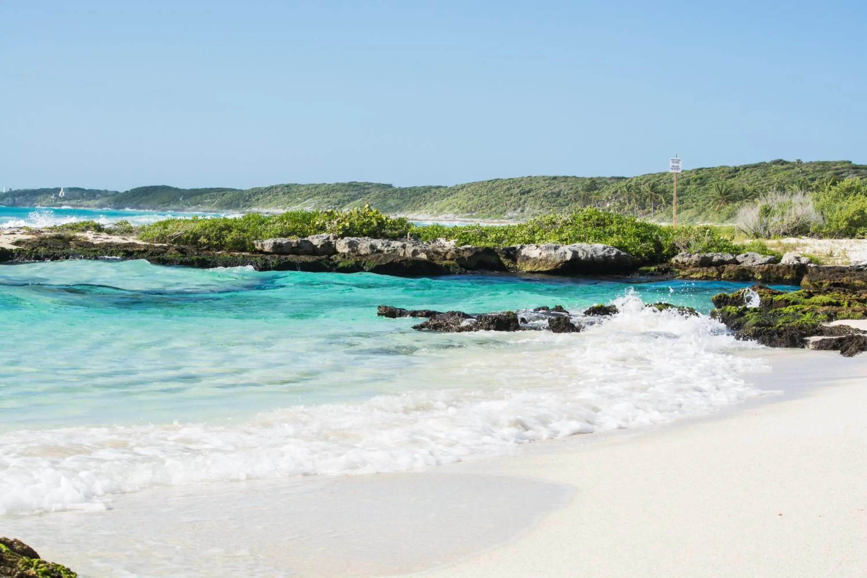 Natural landscape, Beach in Caleta Tankah