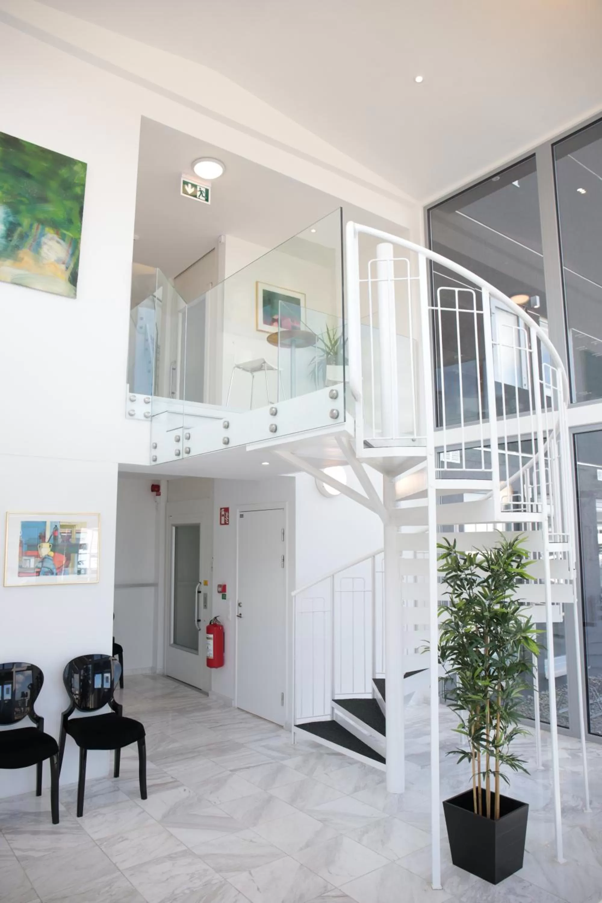 Lobby or reception in Hotell Norrort