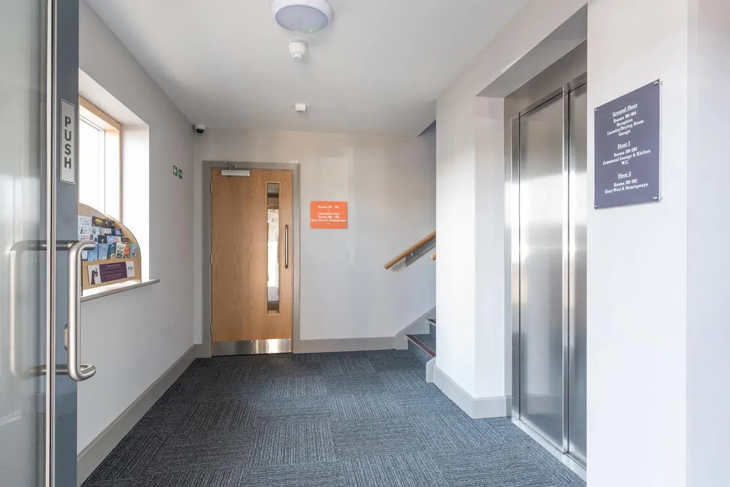 Lobby or reception in Radcliffes Lodge Bunkhouse