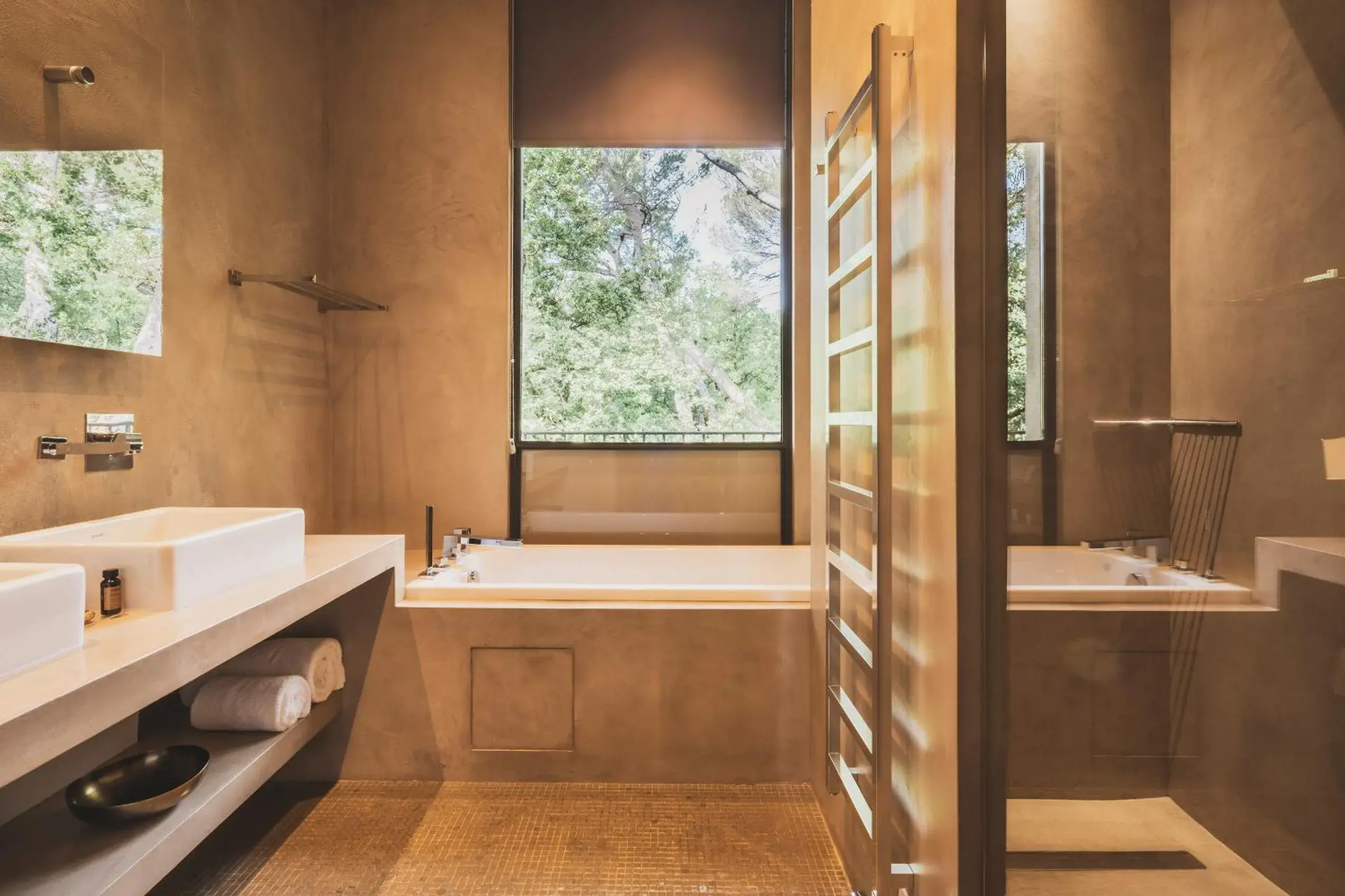 Shower, Bathroom in Les Lodges Sainte-Victoire Hotel & Spa