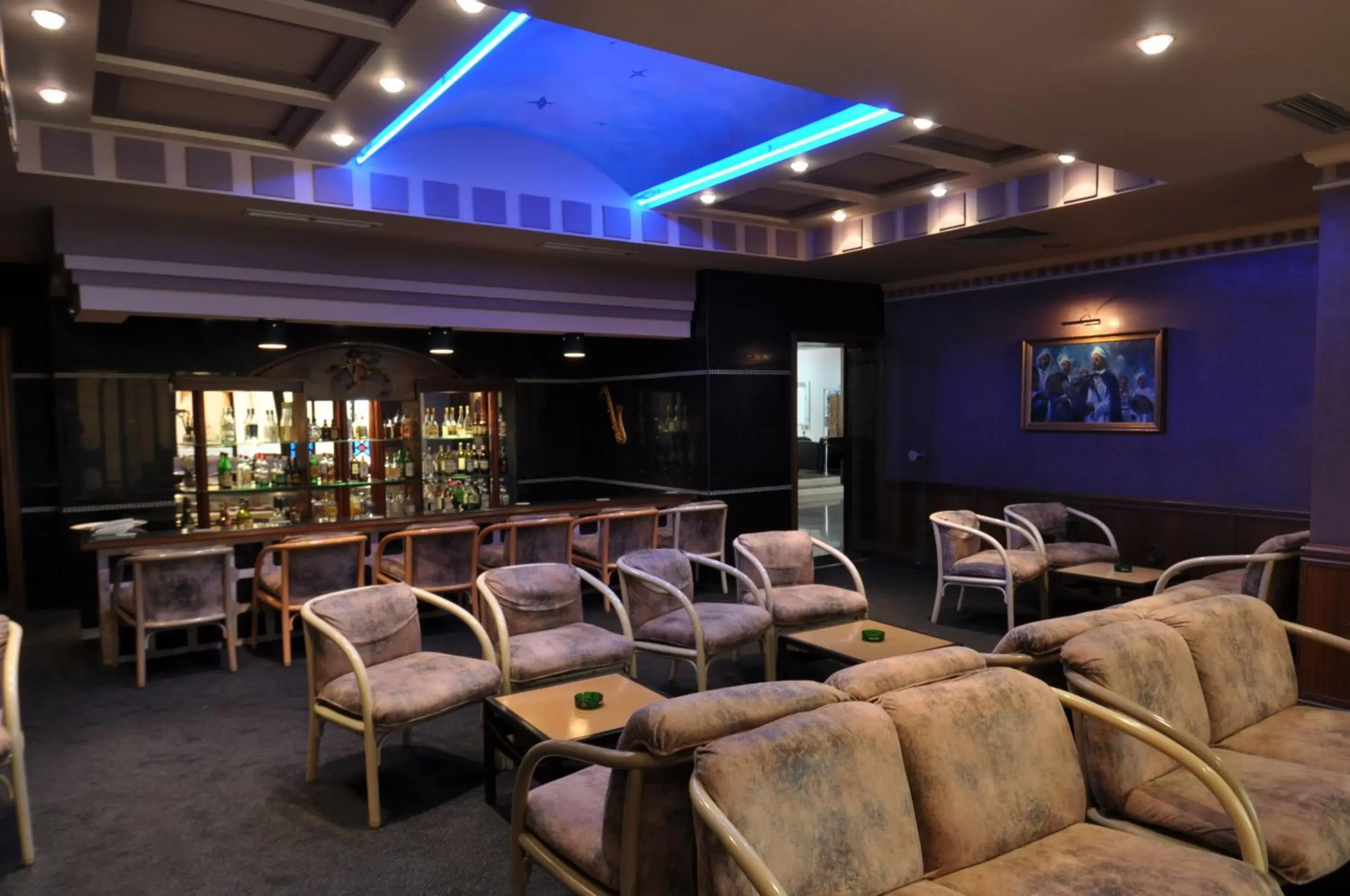 Lounge or bar in Hôtel Wassim