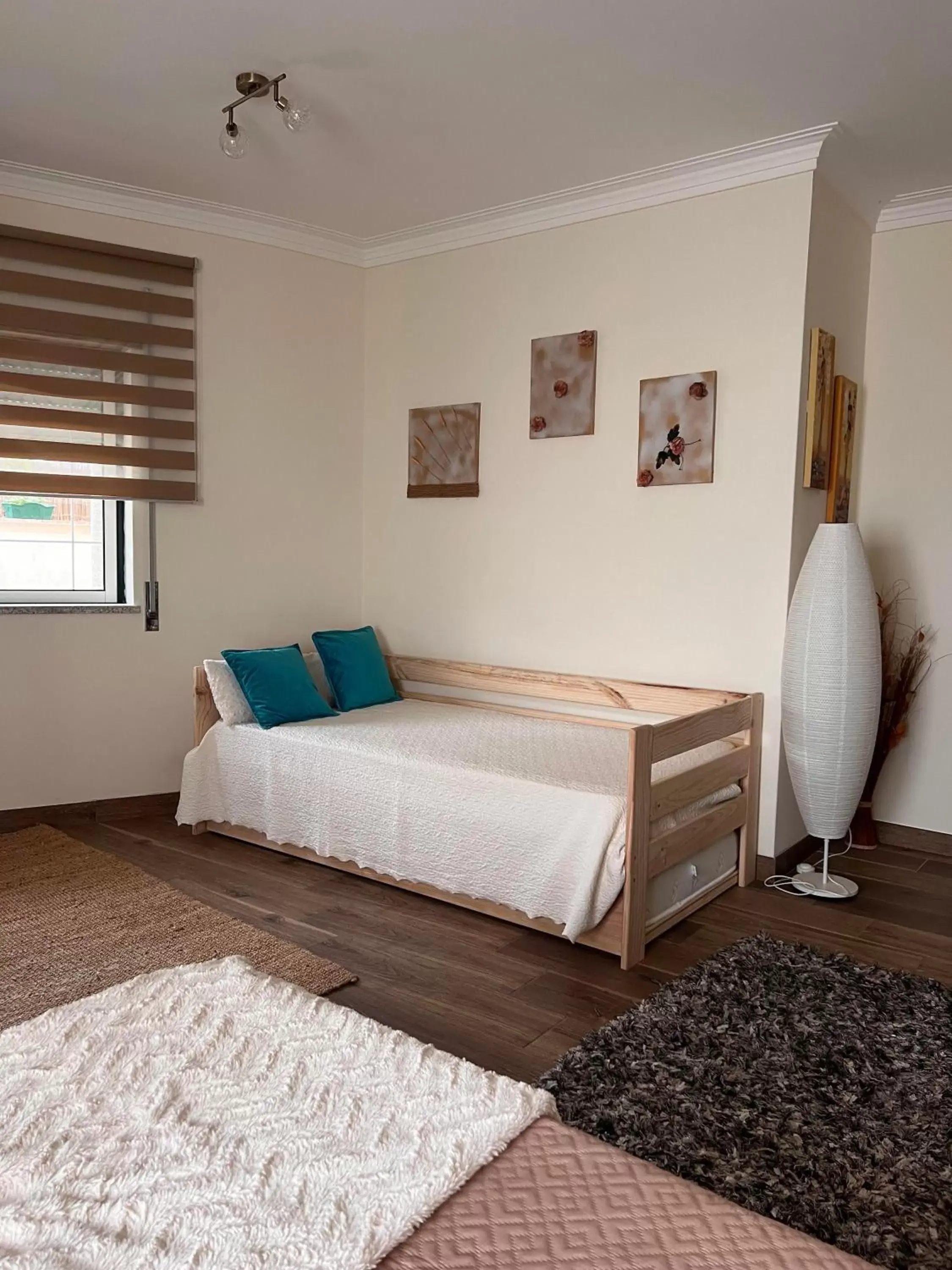 Bed in Deluxe Studio com terraço e varanda privada - 'Casinha da Amoreira' Guesthouse