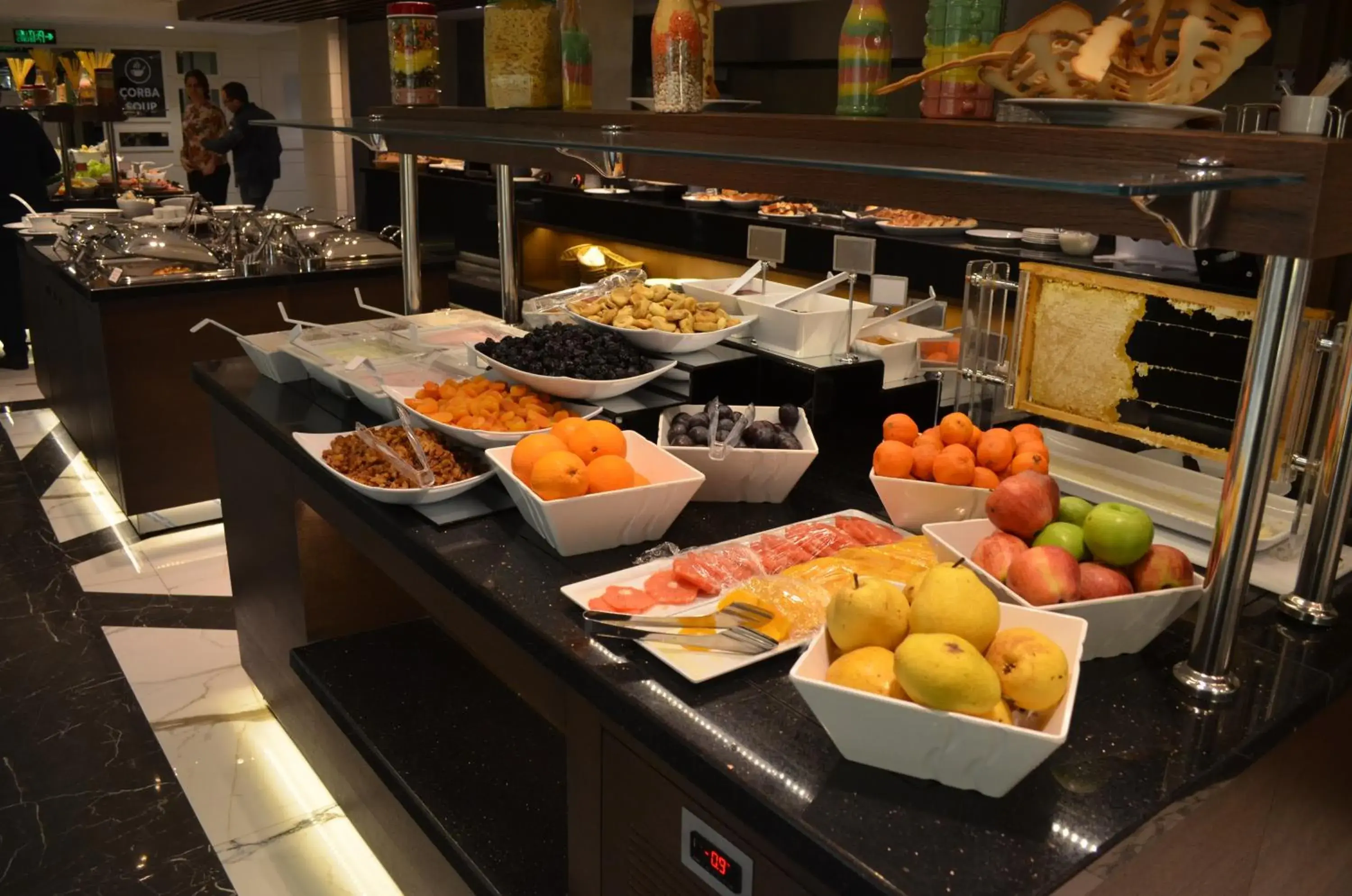 Buffet breakfast in B Business Hotel & Spa