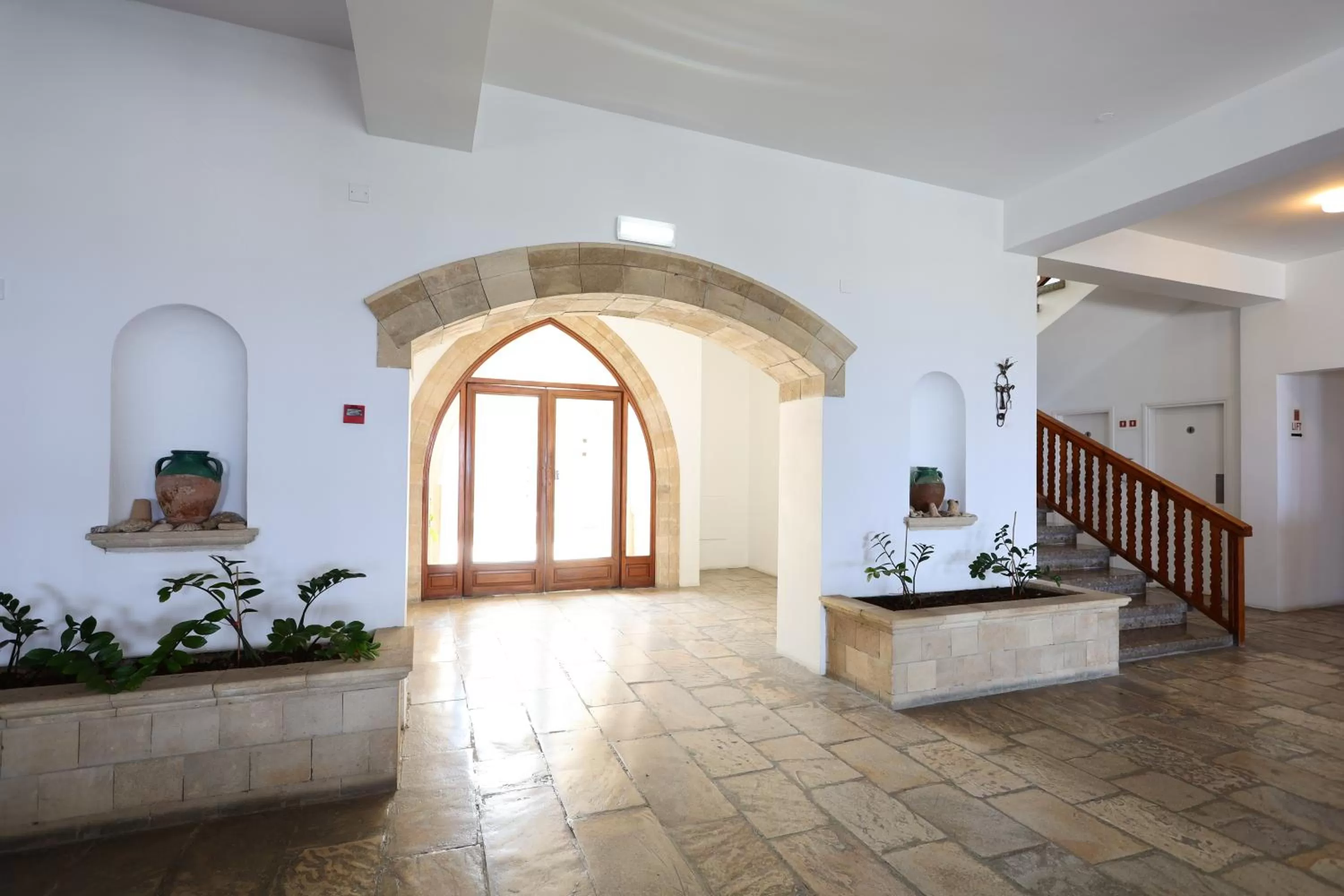 Lobby or reception in Axiothea Hotel