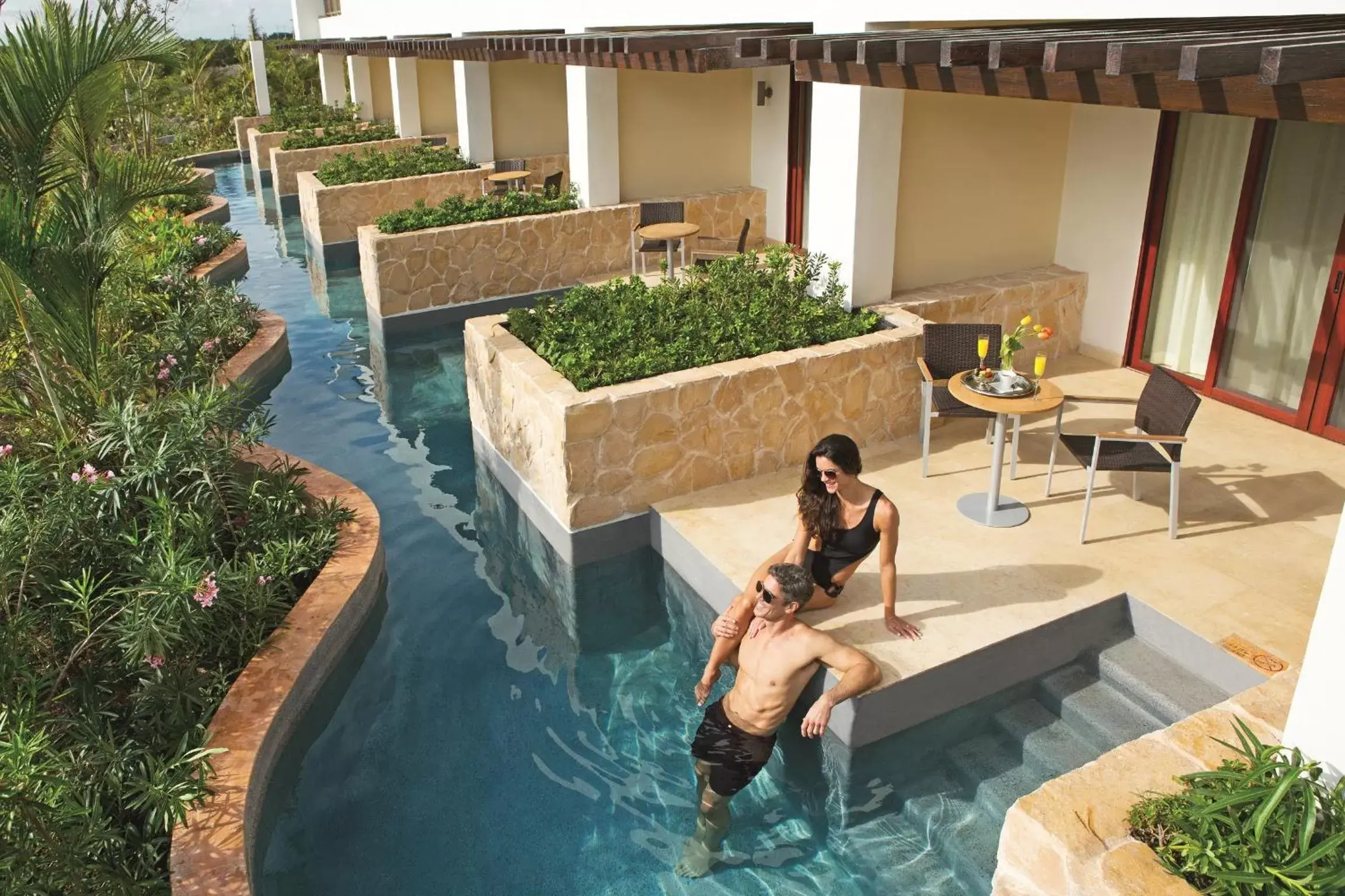 Garden view, Swimming Pool in Secrets Playa Mujeres Golf & Spa Resort - All Inclusive Adults Only