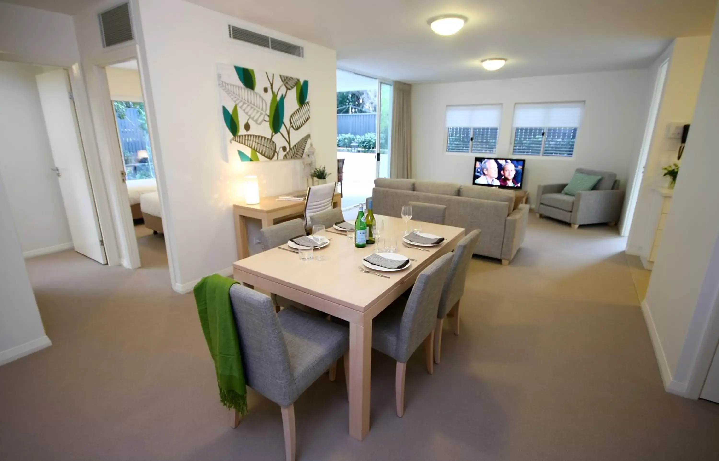 Dining Area in Domain Serviced Apartments