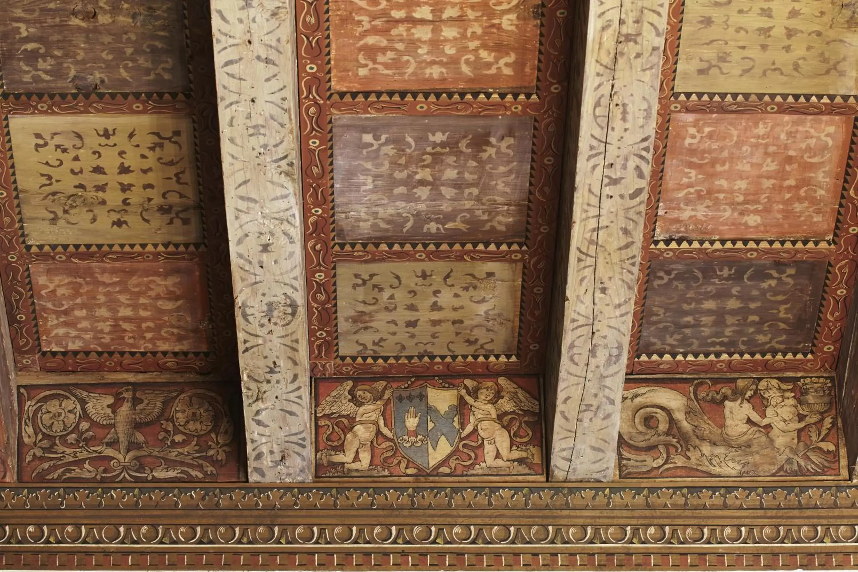 Decorative detail, Facade/Entrance in Albergo Cappello