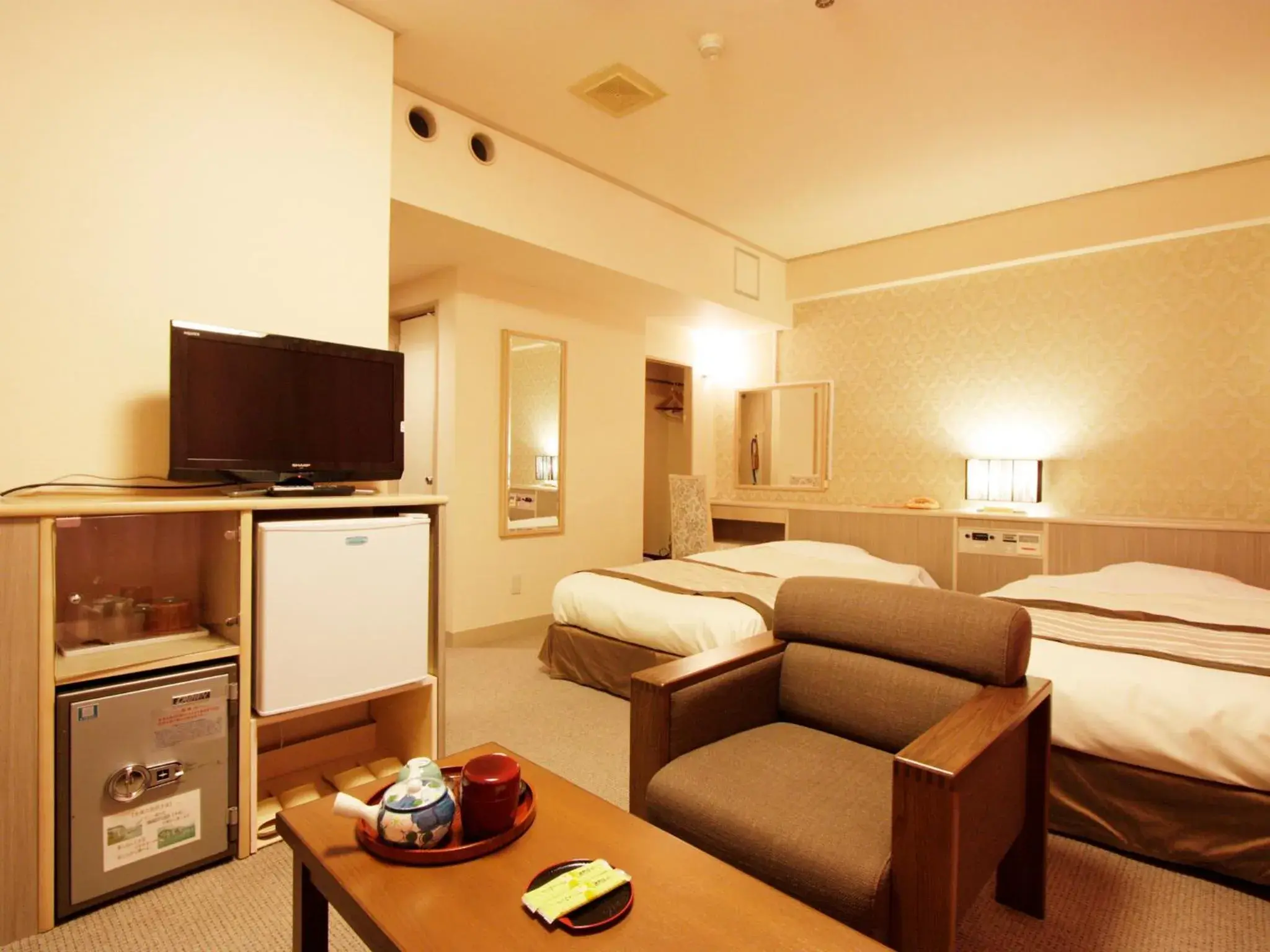 TV and multimedia, Bed in Misasa Royal Hotel