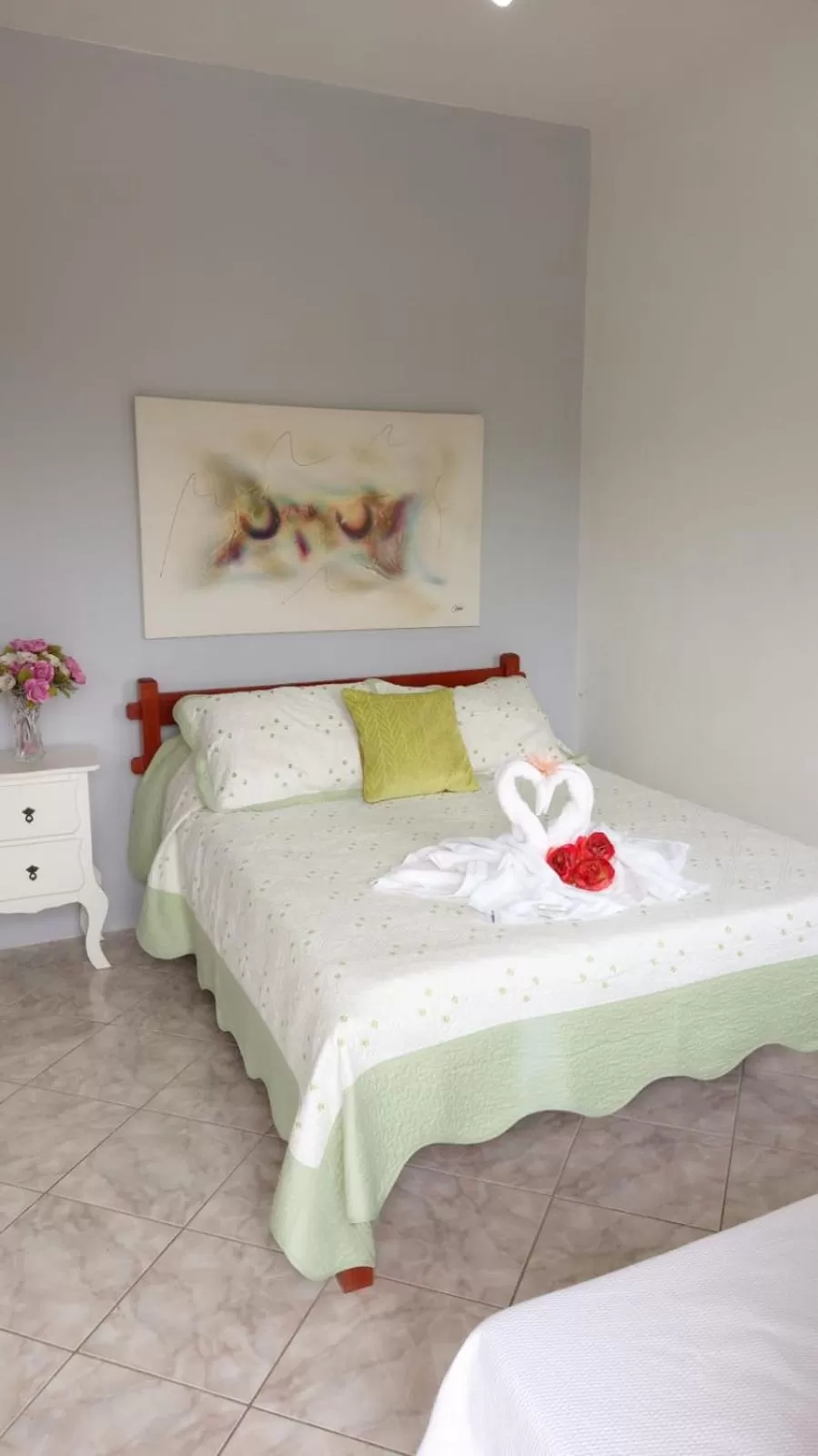 Bed in Pousada Recanto Das Emerências