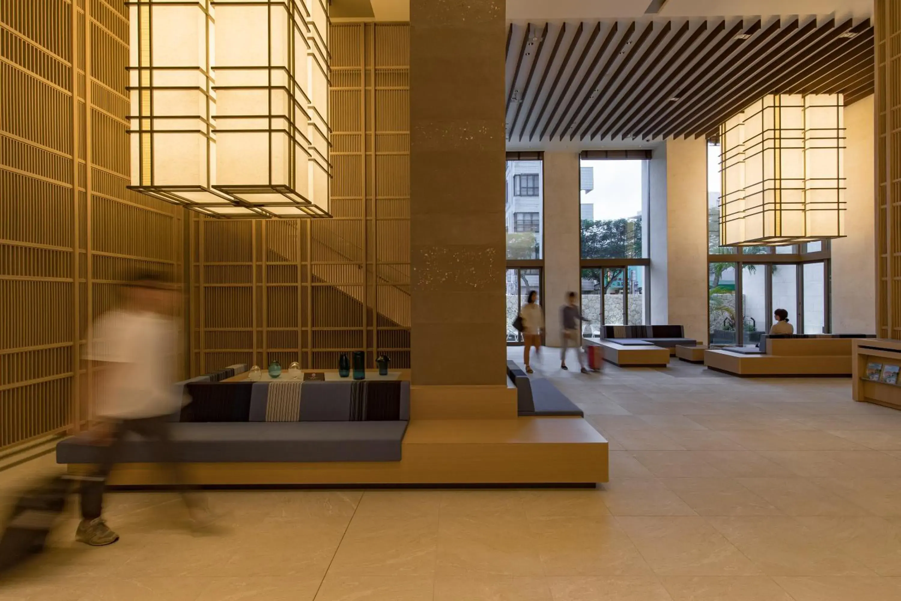 Lobby or reception in JR Kyushu Hotel Blossom Naha