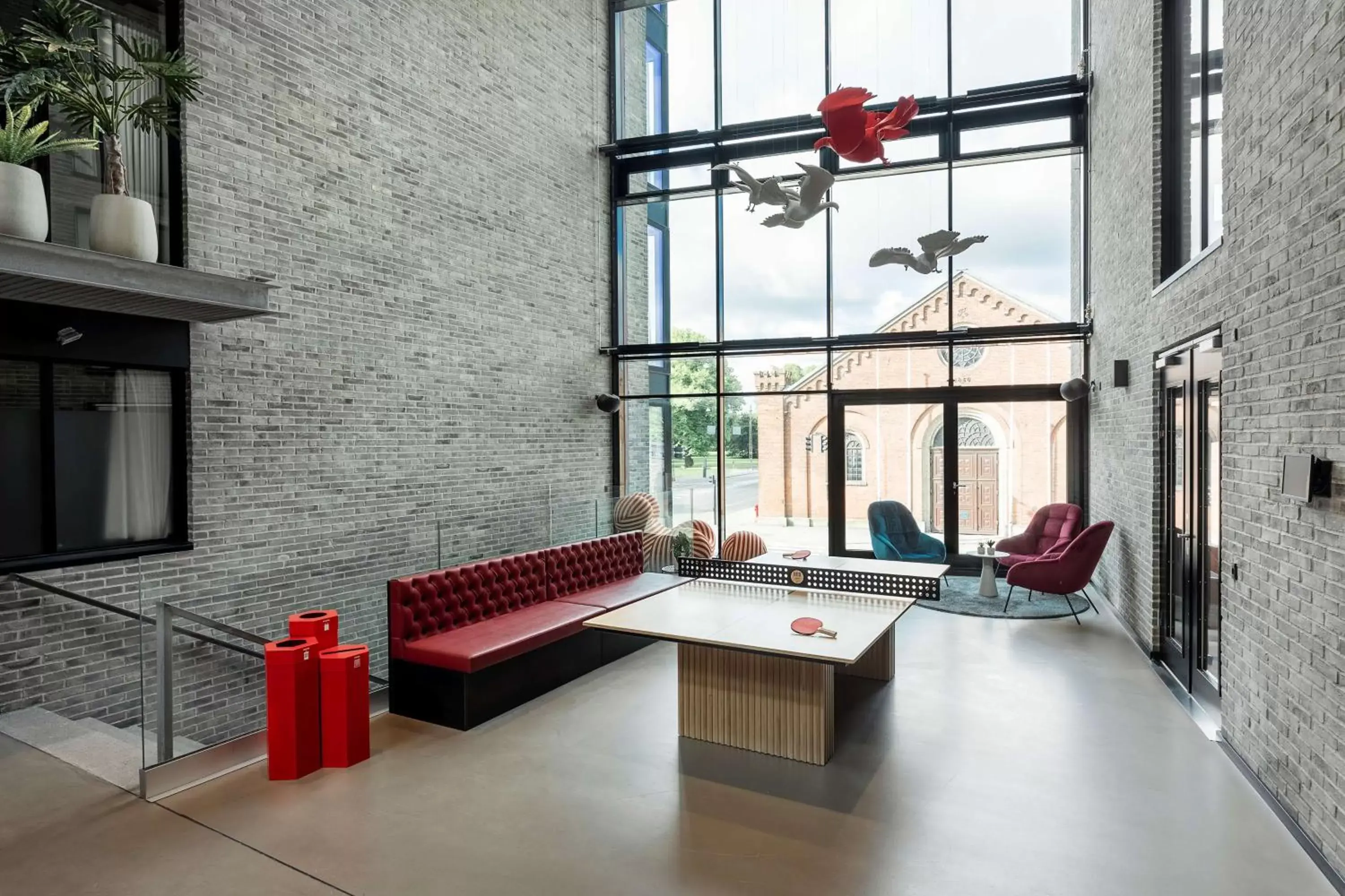 Lobby or reception in Radisson RED Aarhus