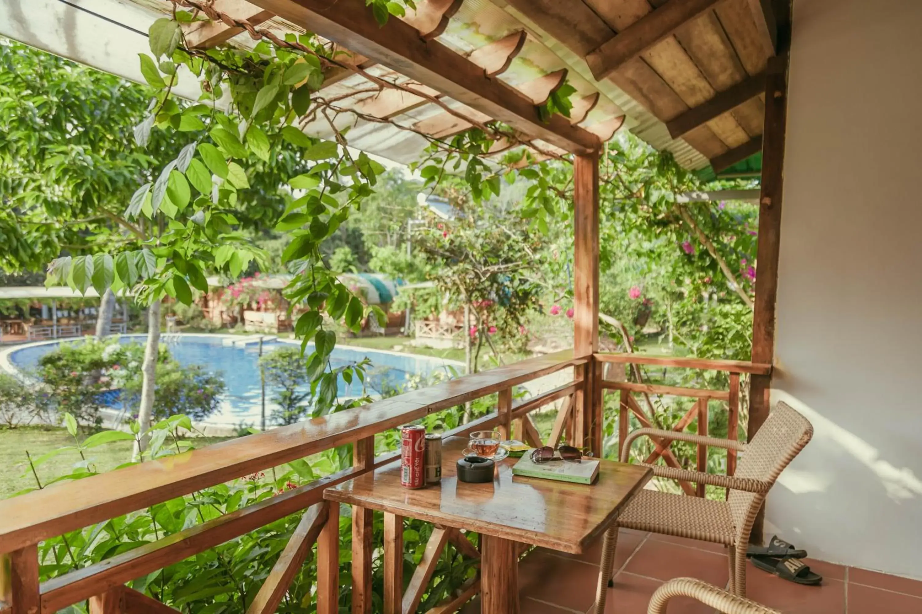 Balcony/Terrace in Phu Quoc Valley Sen Bungalow