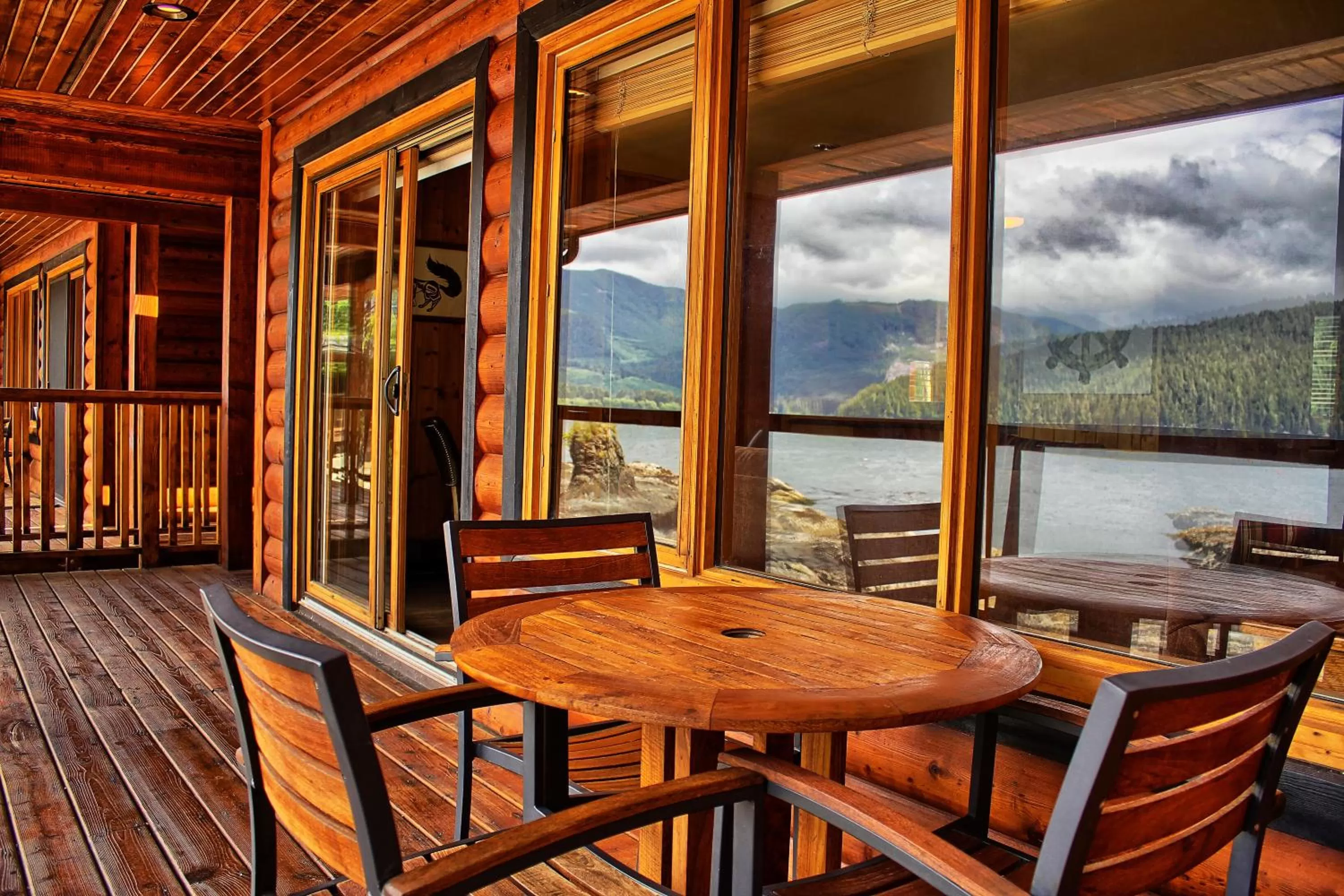 Balcony/Terrace in Wild Renfrew Seaside Cottages