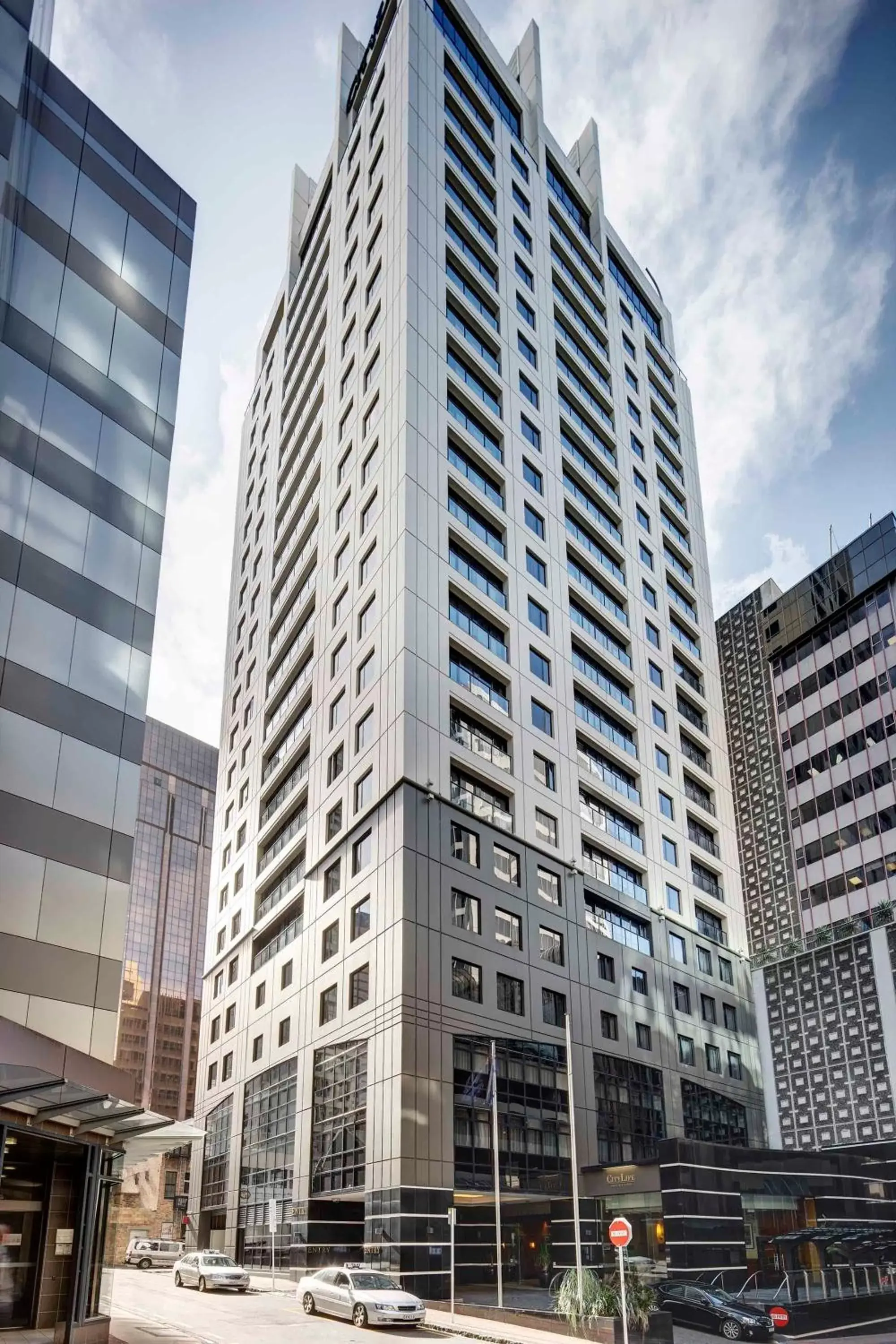 Facade/entrance, Property Building in CityLife Auckland