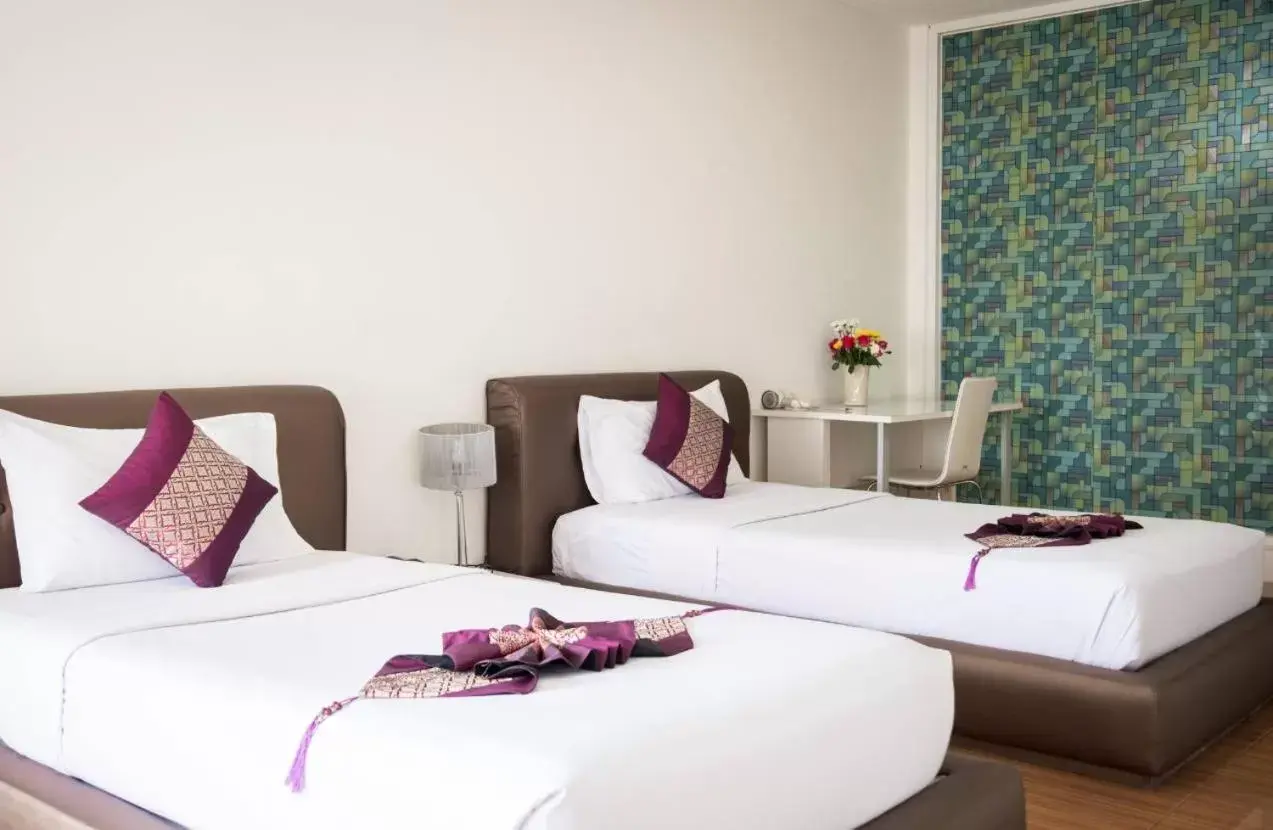 Bed in Markland Seaside Pattaya Bed in Markland Seaside Pattaya