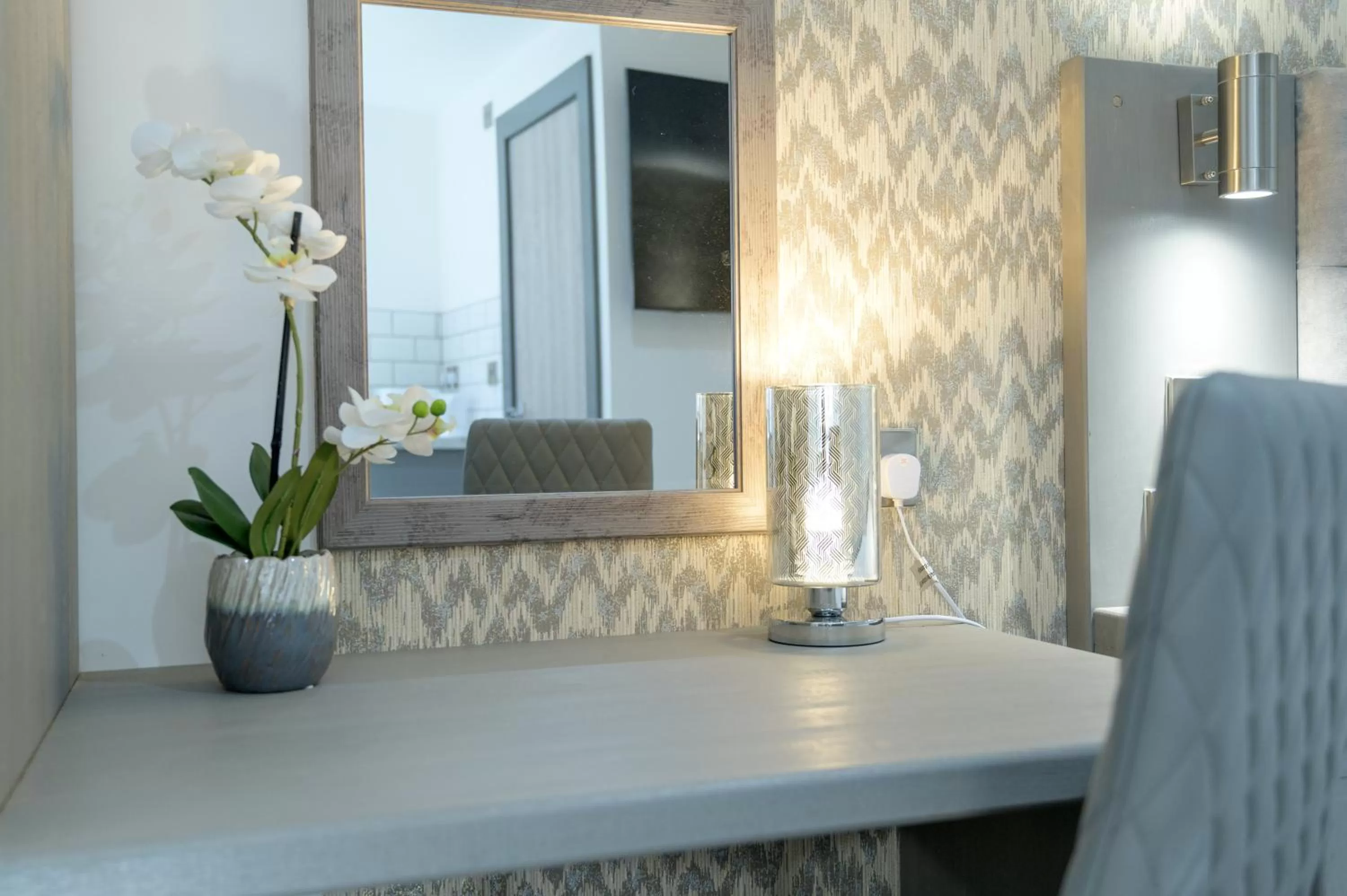 Bedroom in The Stanley Hotel