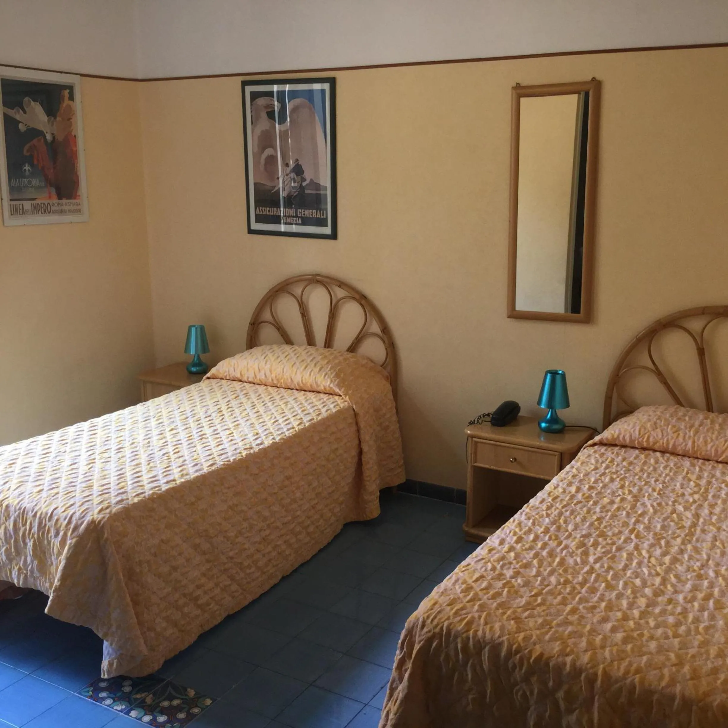 Bed in Hotel Touring