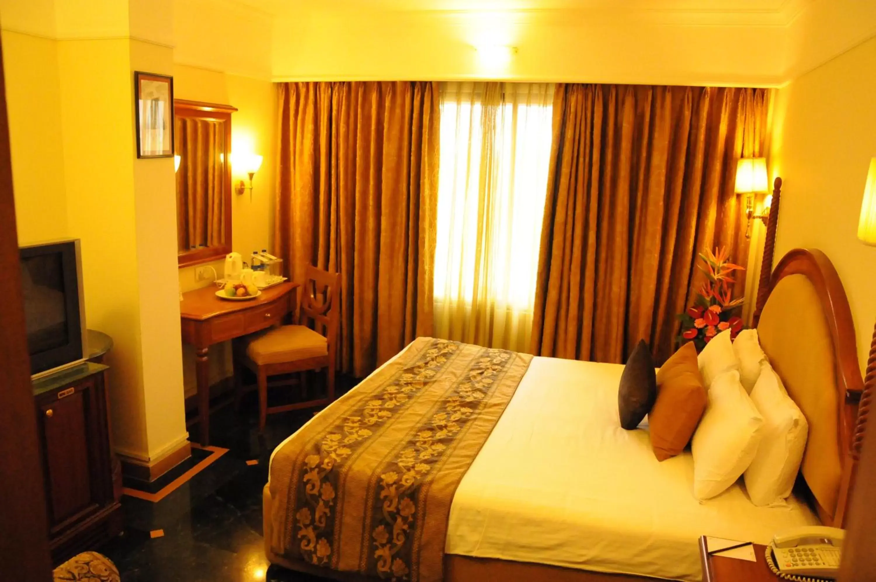 Bedroom, Bed in Regency Kanchipuram by GRT Hotels