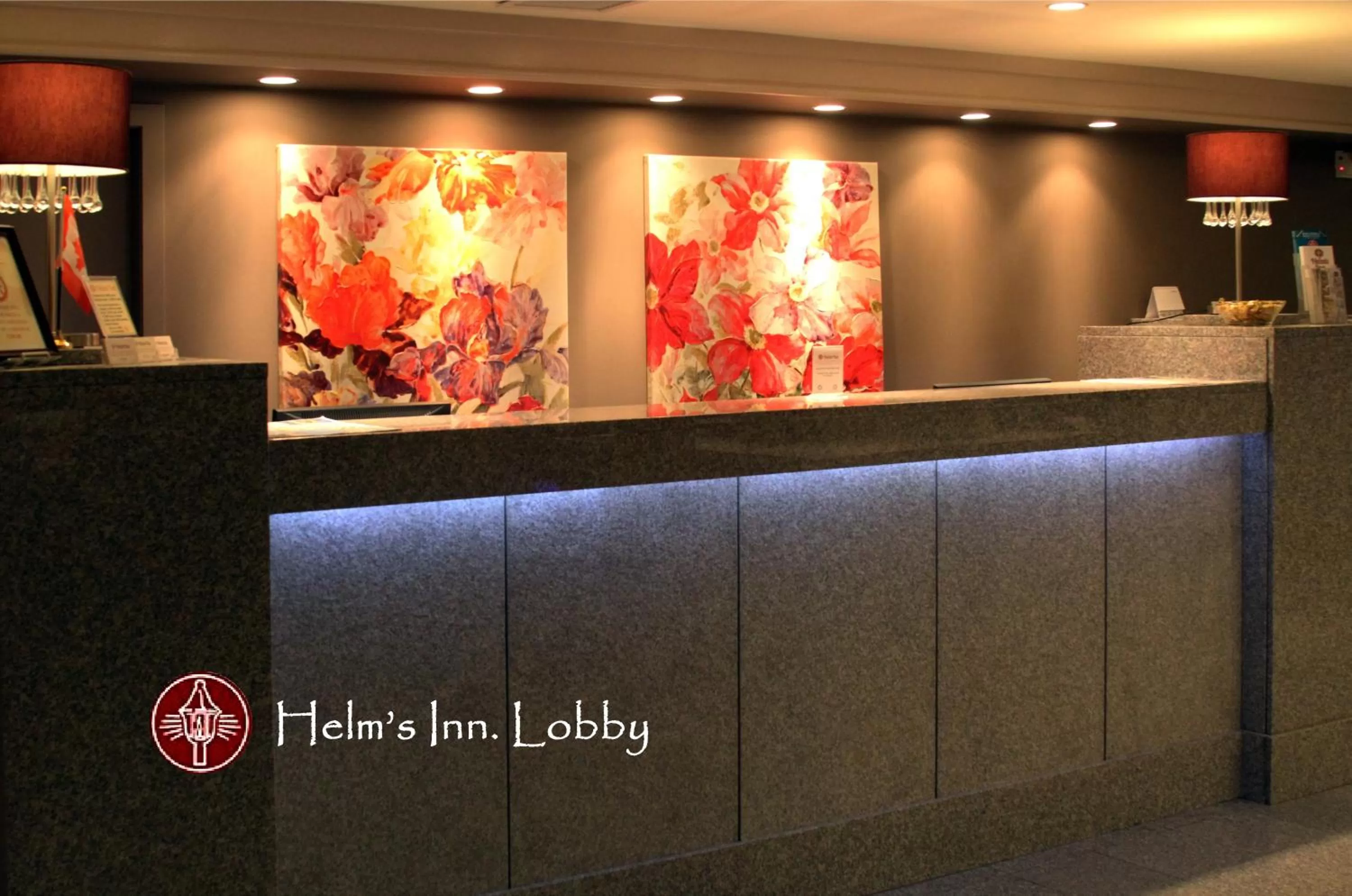 Lobby or reception in Helm's Inn