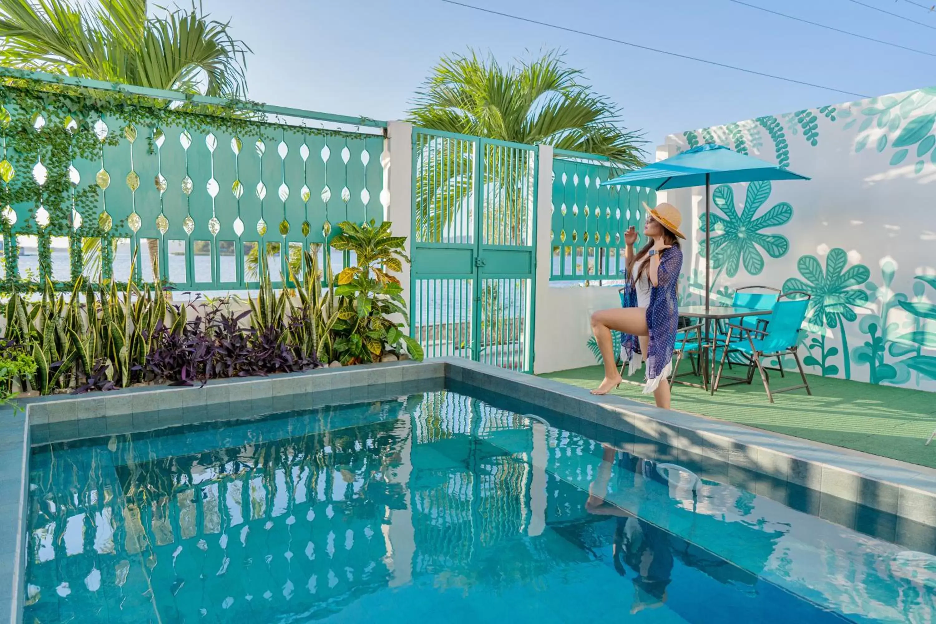 Swimming pool in Hotel Casa Turquesa