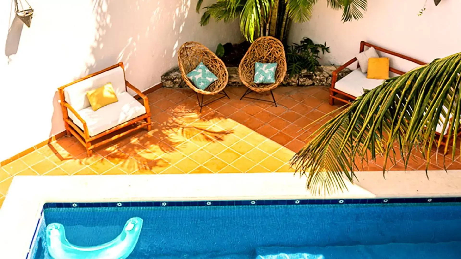 Pool view, Swimming Pool in Mezcal Hostel