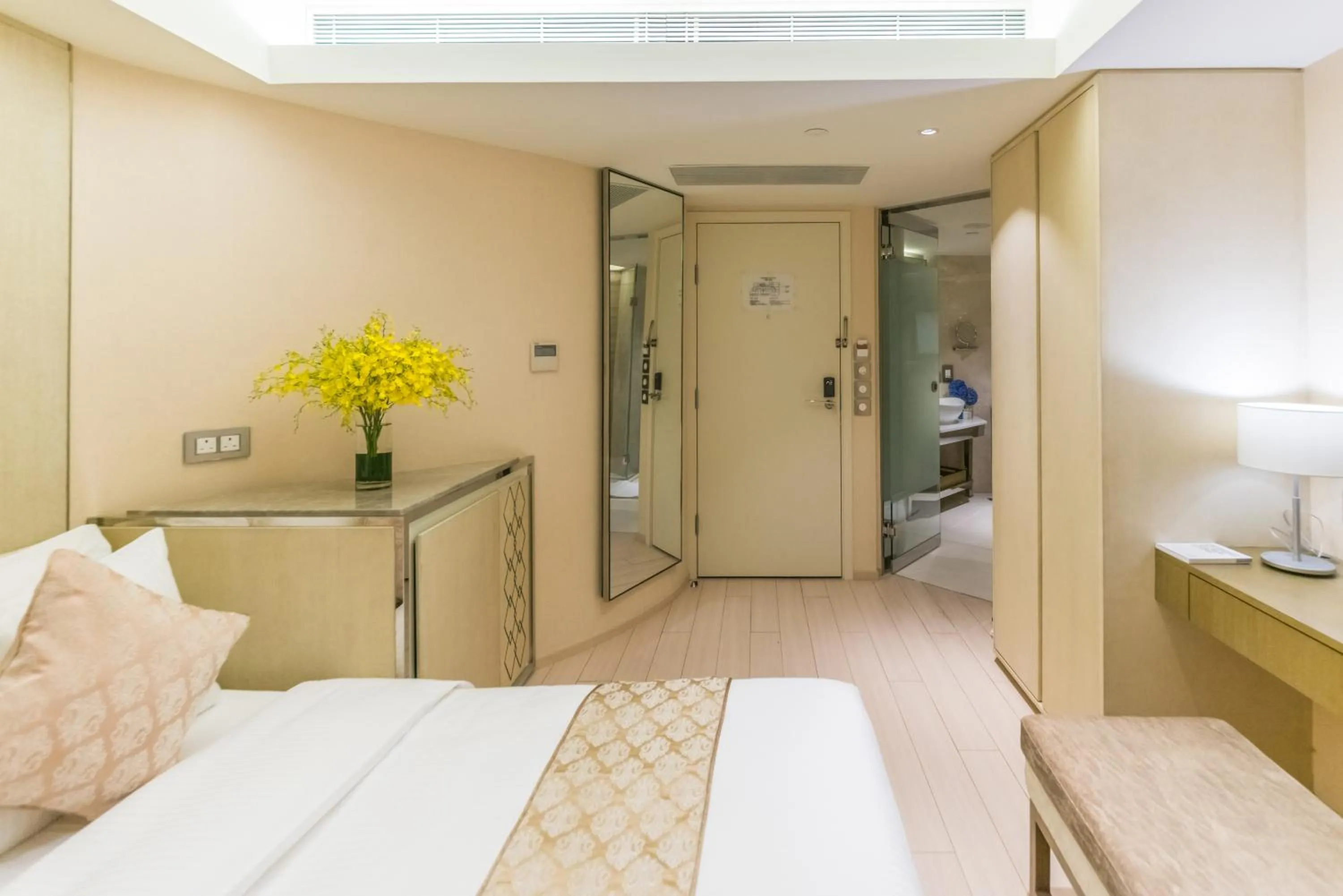 Bed in Hotel Pravo Hong Kong