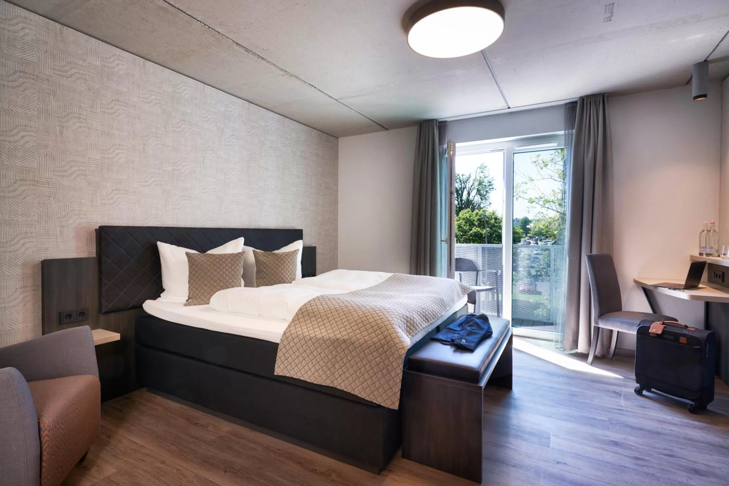 Bed in Hotel Zeitgeist