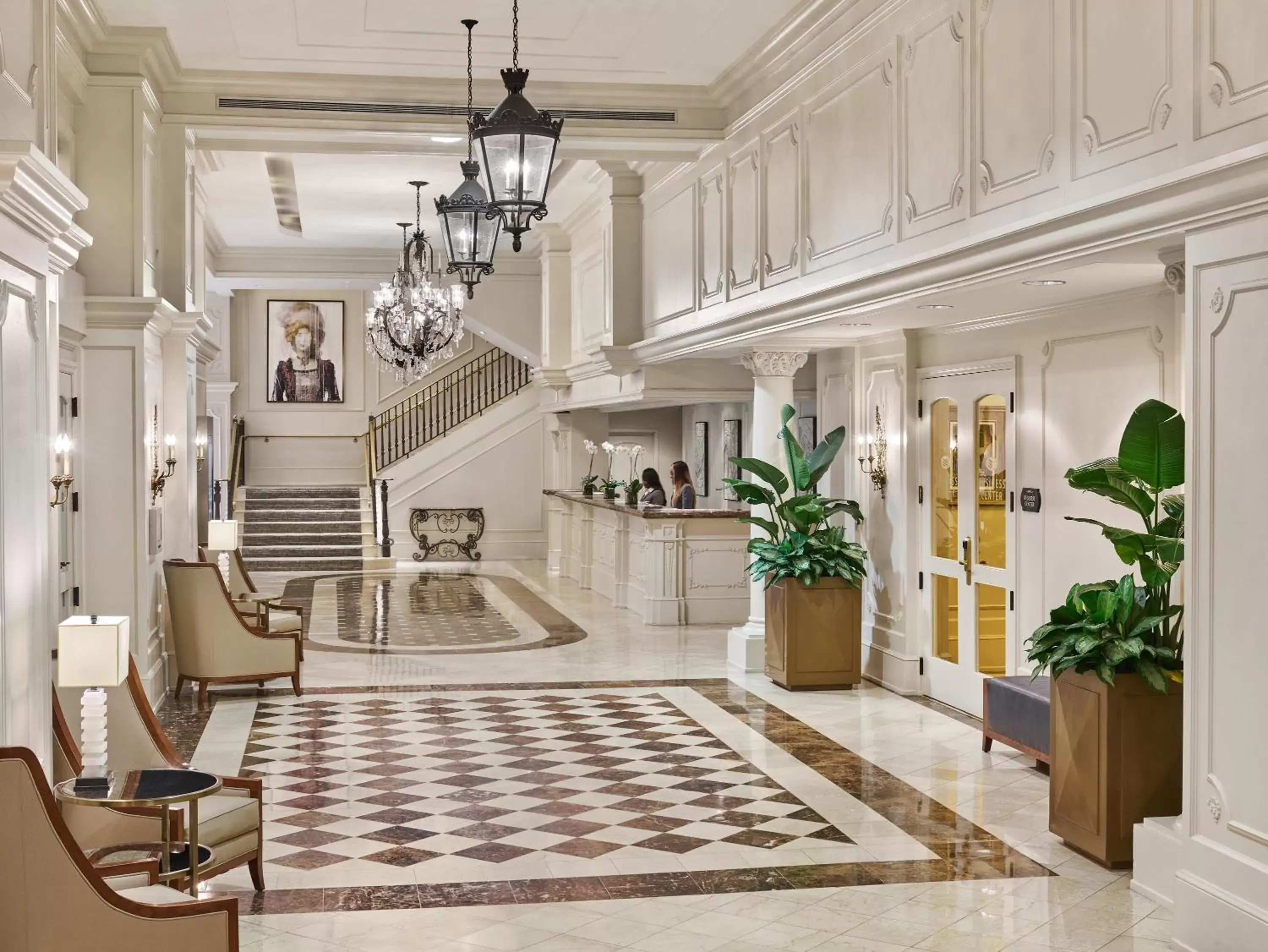 Property building, Lobby/Reception in Astor Crowne Plaza New Orleans French Quarter, Corner of Bourbon and Canal