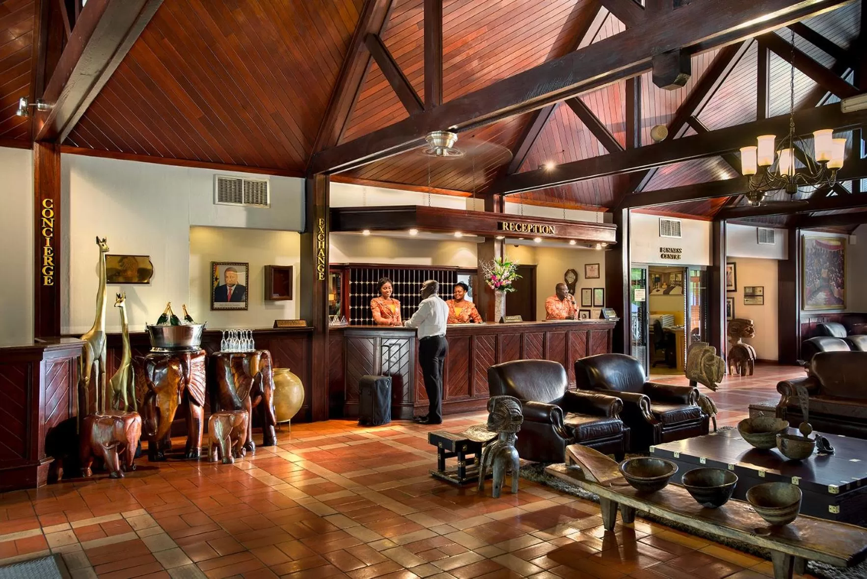 Lobby or reception in Labadi Beach Hotel