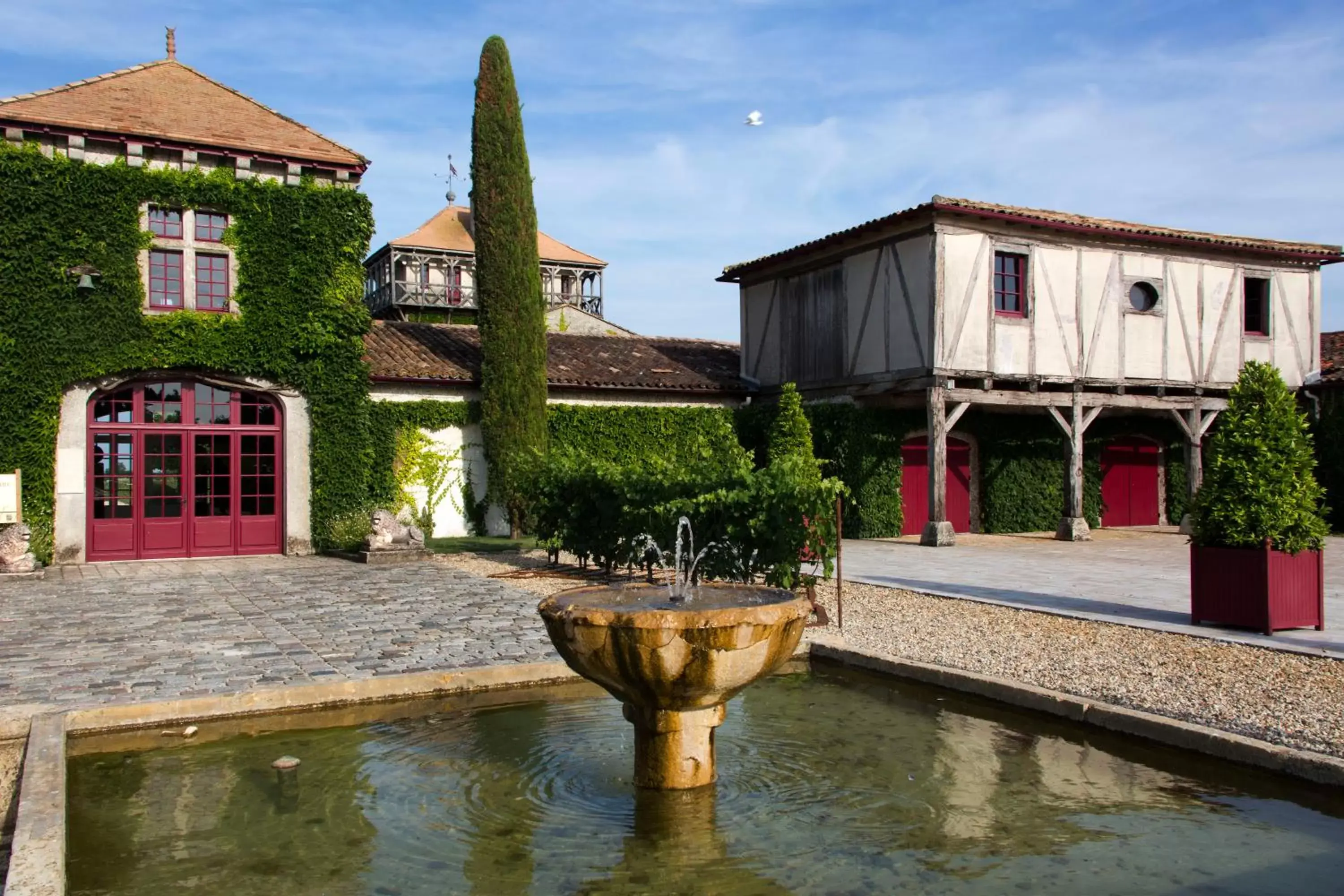 Facade/entrance, Swimming Pool in Les Sources de Caudalie