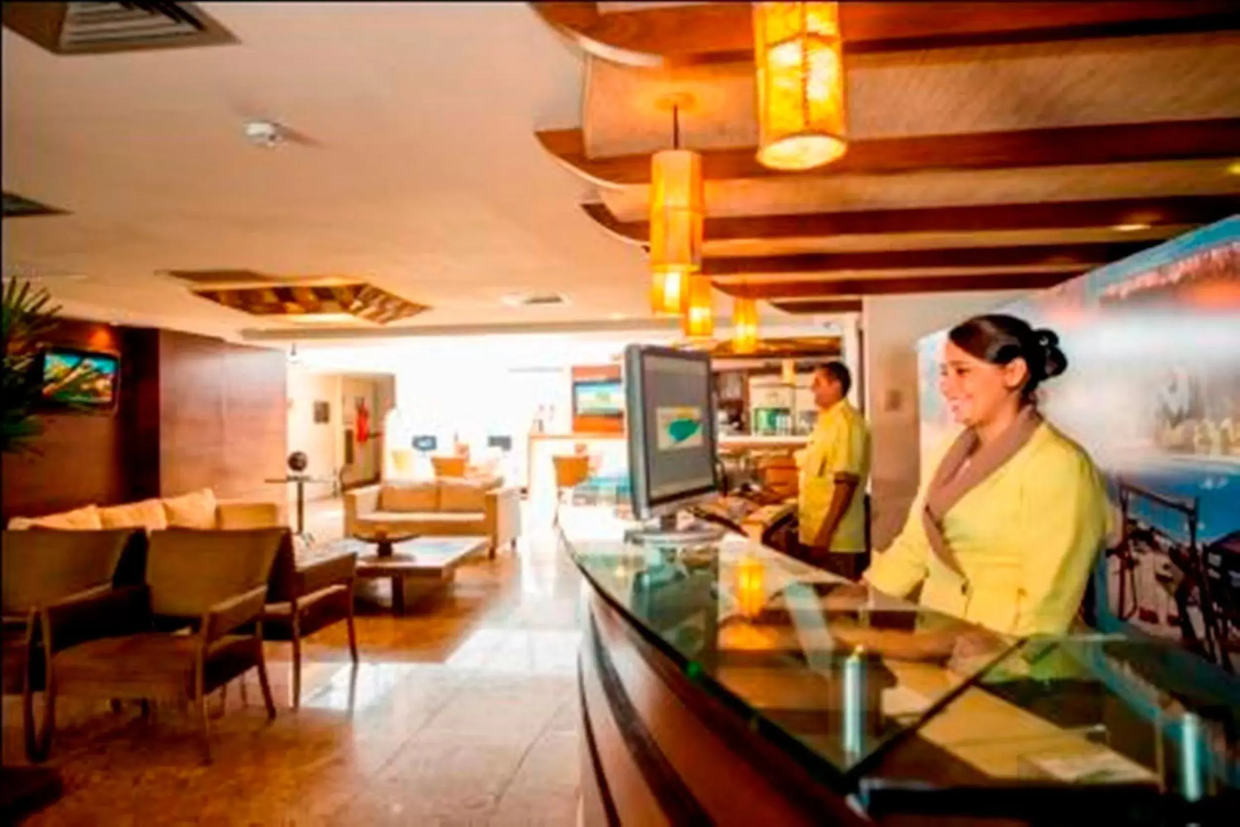 Lobby or reception, Restaurant/Places to Eat in Pontalmar Praia Hotel