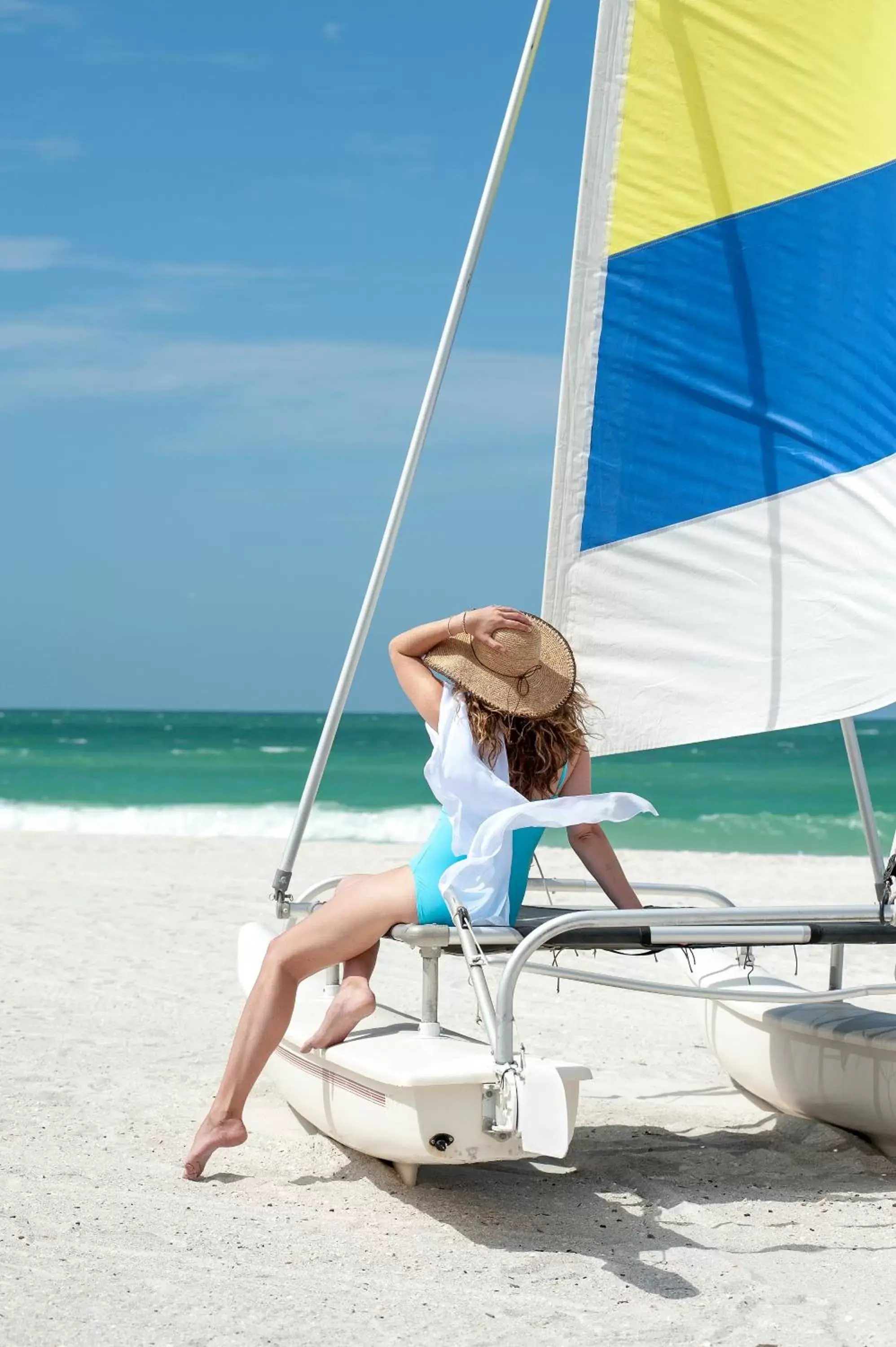 People, Children in Sandcastle Resort at Lido Beach