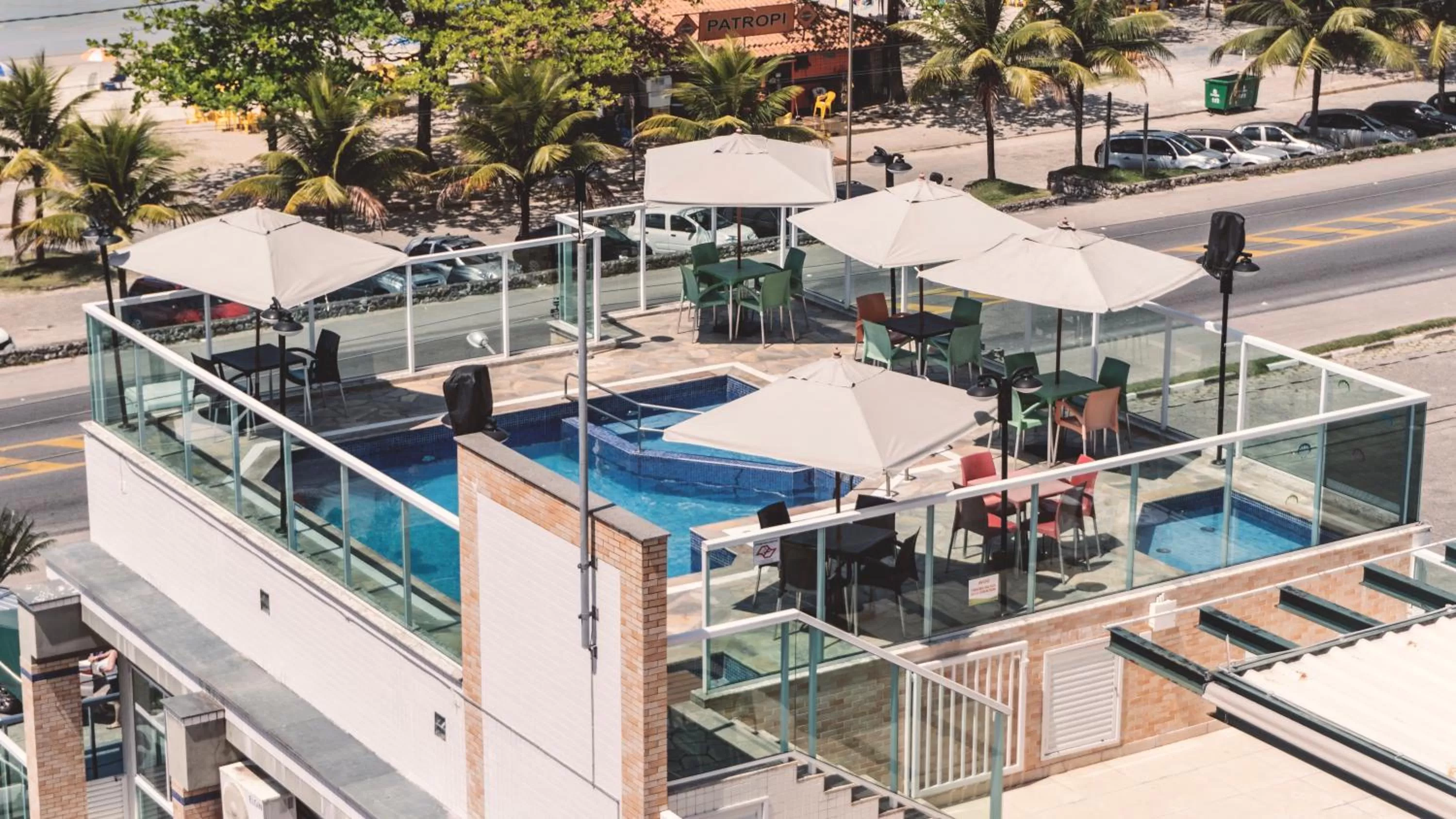 Pool view in UPG Hotel