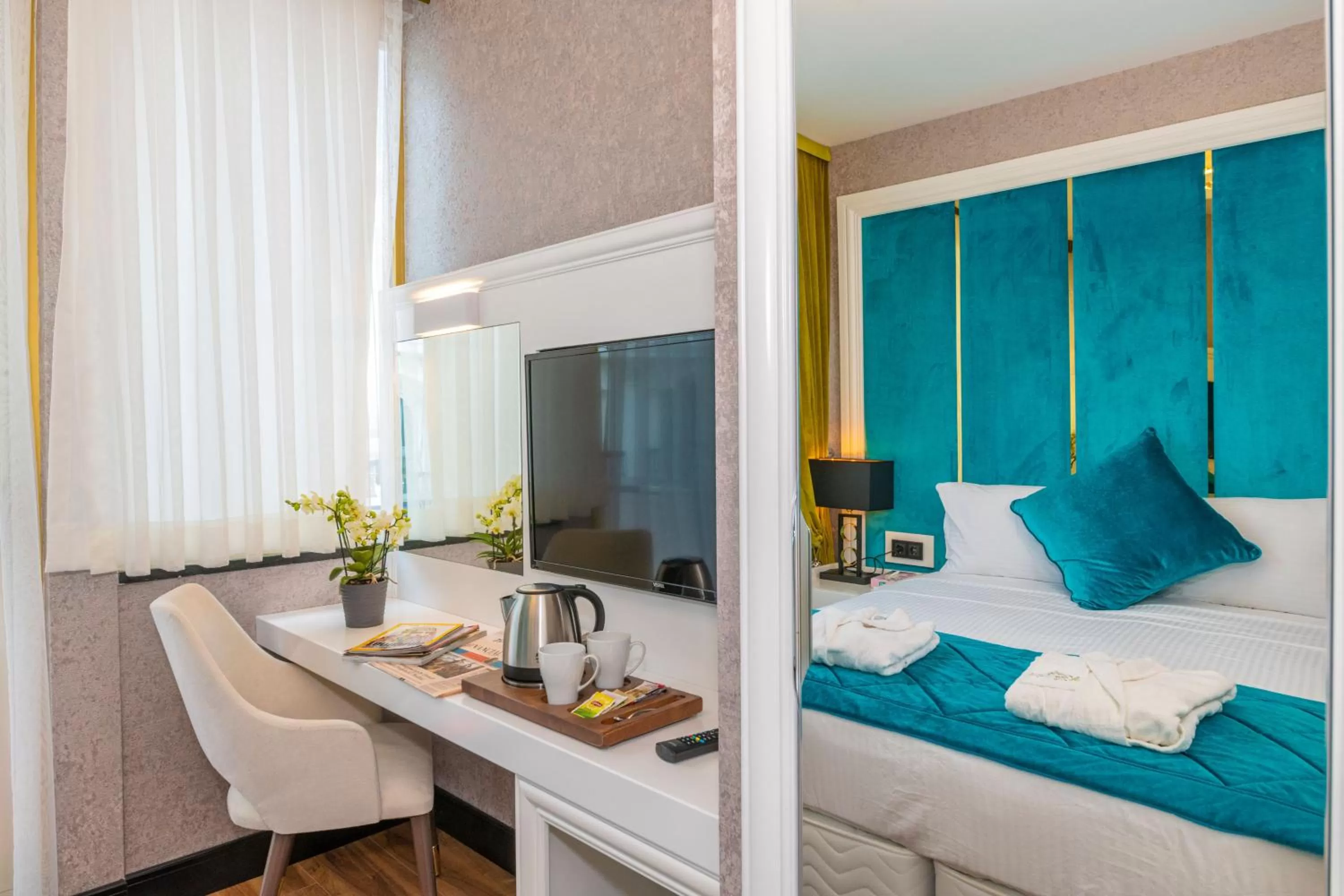 Bed in Eastanbul Suites