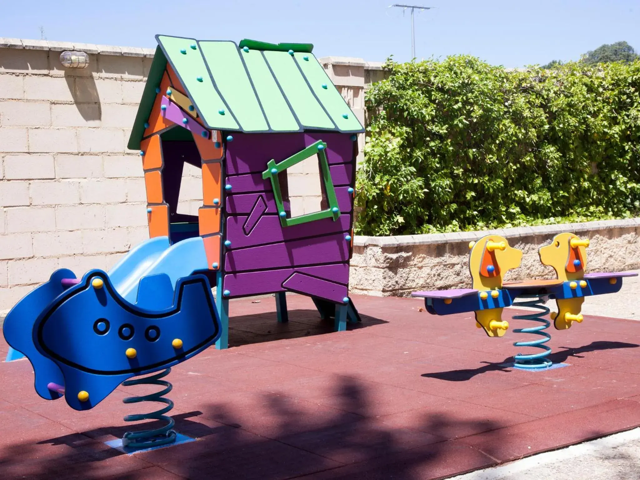 Children play ground, Children's Play Area in Hotel Restaurante Cadosa