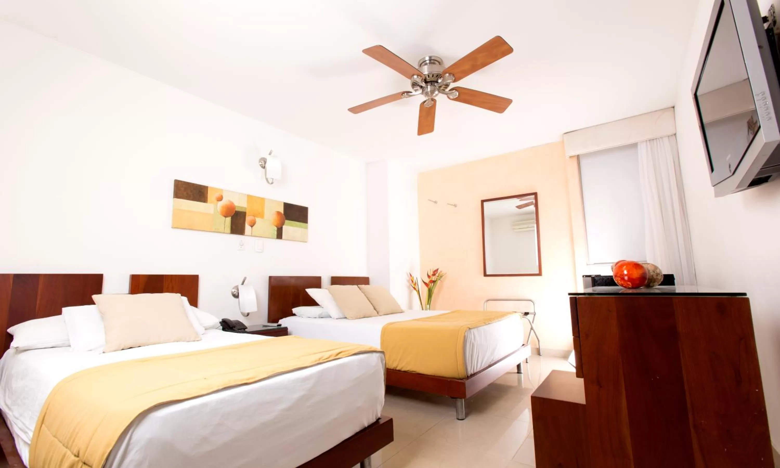 Bed in Atlantis Plaza Hotel Cúcuta