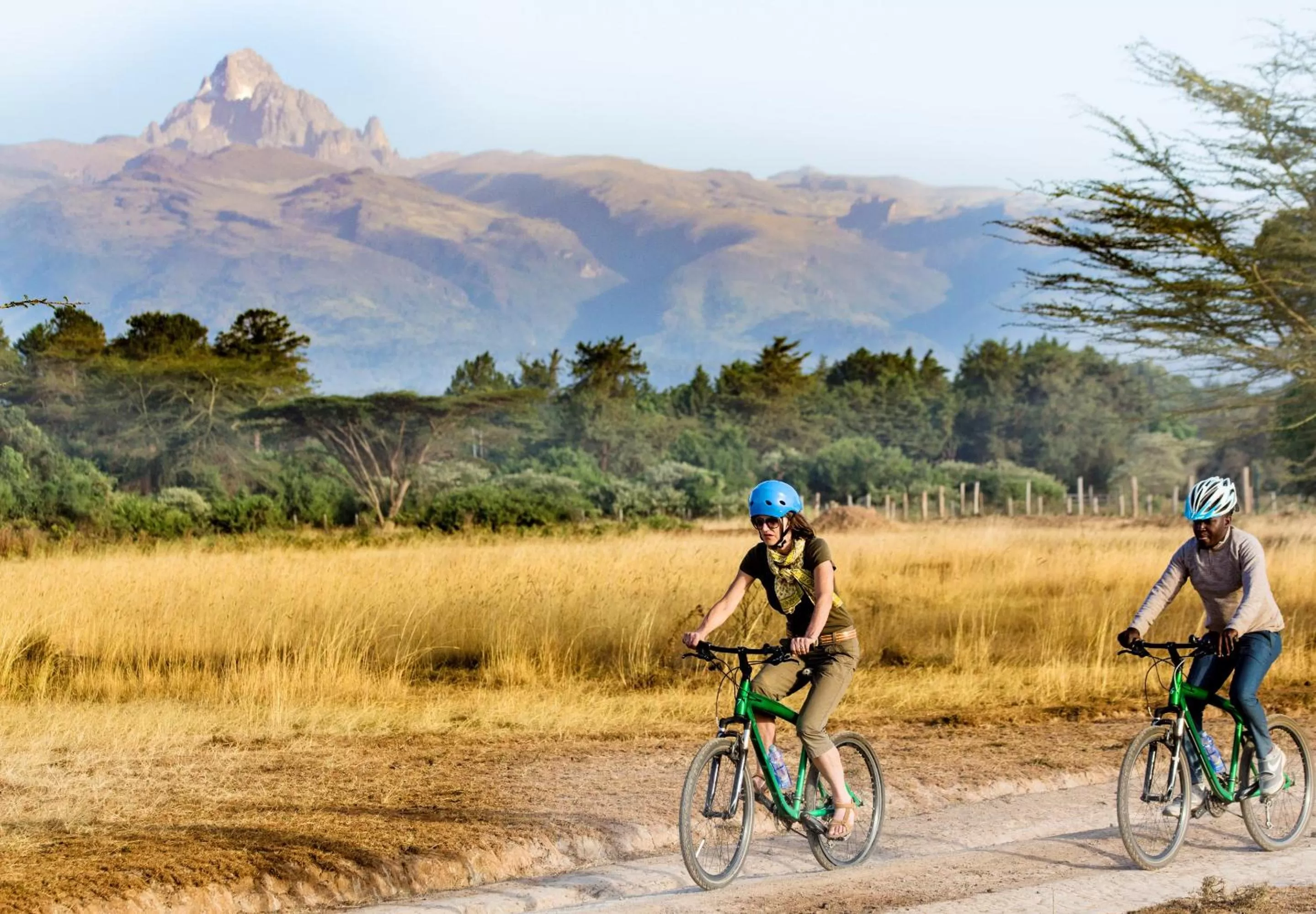 Cycling in Fairmont Mount Kenya Safari Club