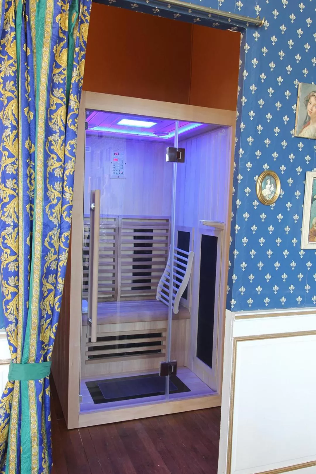 Sauna, TV/Entertainment Center in Chateau du Hallay