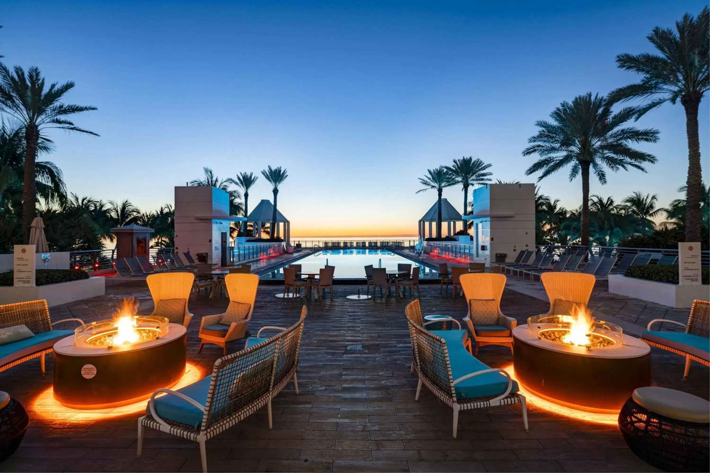 Patio, Sunrise/Sunset in The Diplomat Beach Resort Hollywood, Curio Collection by Hilton