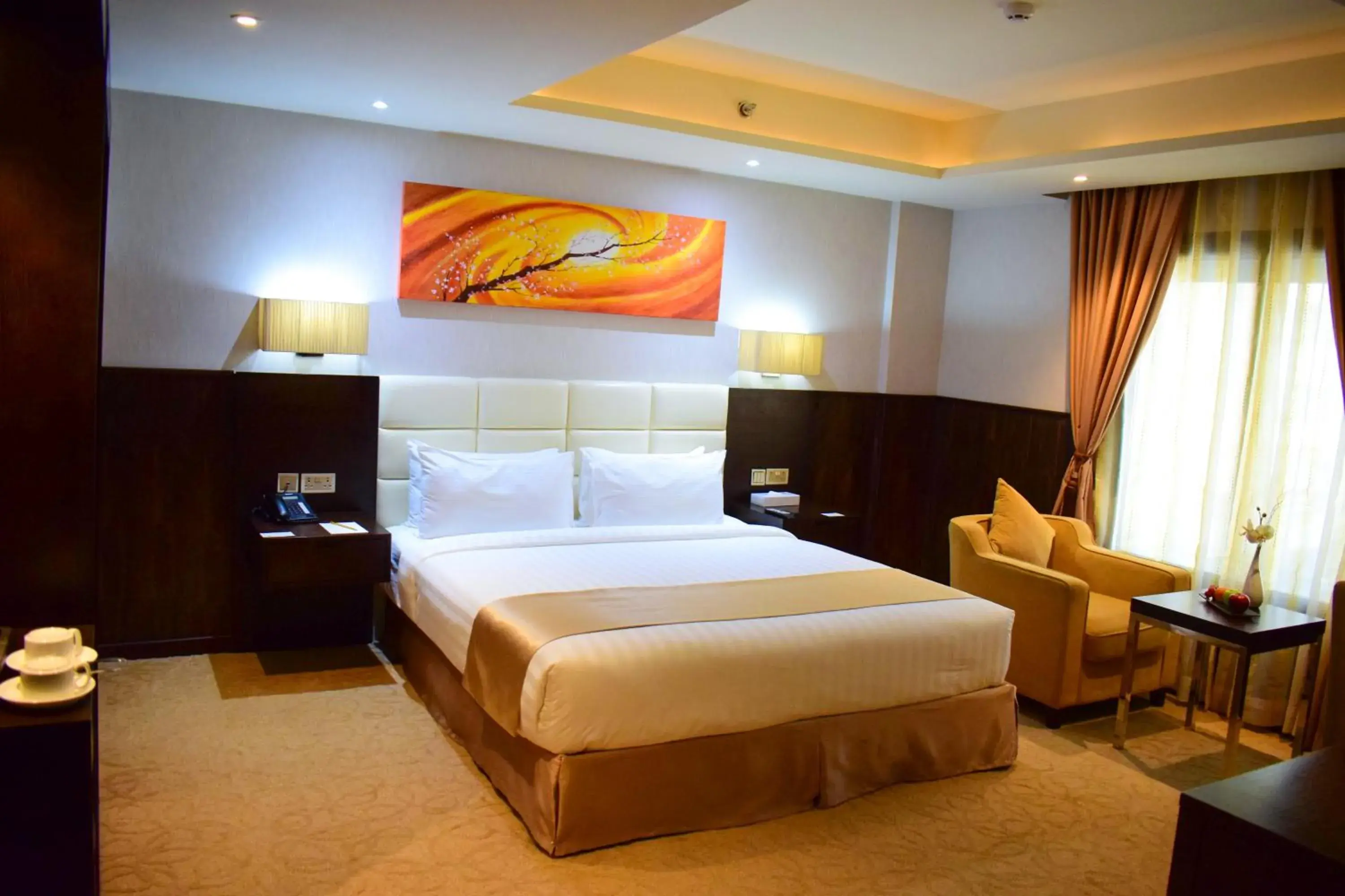 Bedroom, Bed in The Secure Inn Hotel Muscat
