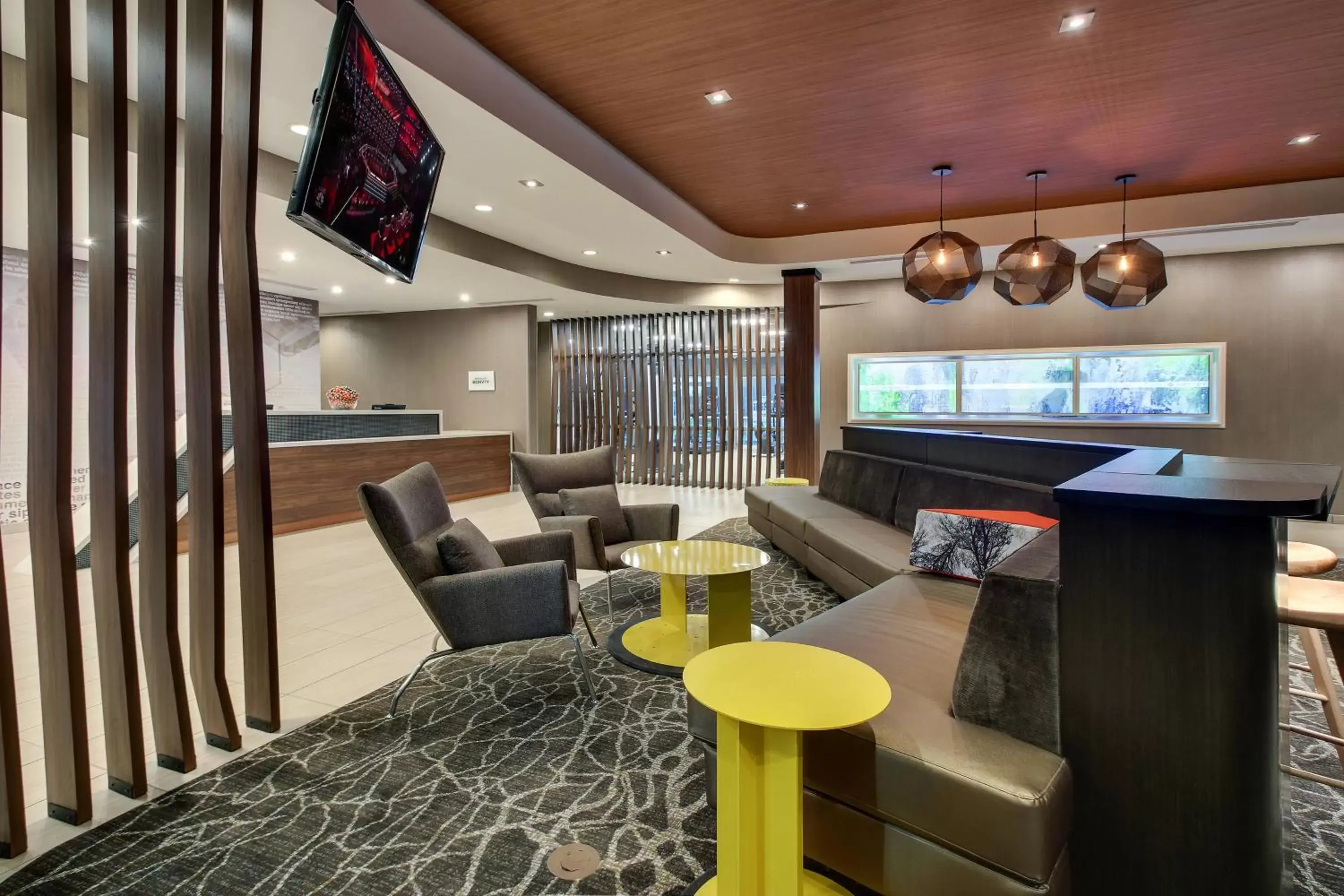Lobby or reception, TV/Entertainment Center in SpringHill Suites by Marriott Gulfport I-10