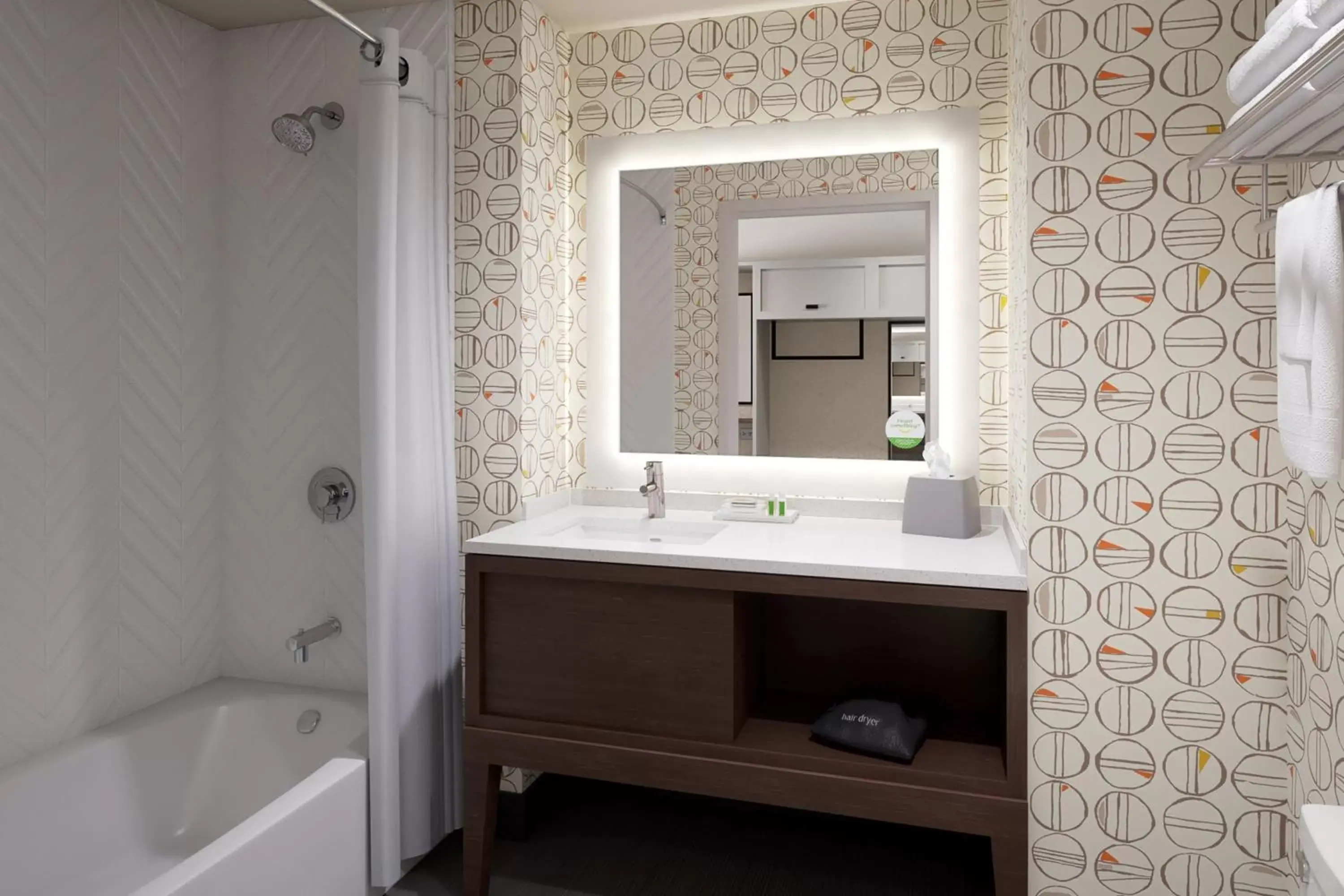 Bathroom in Holiday Inn Rockford, an IHG Hotel
