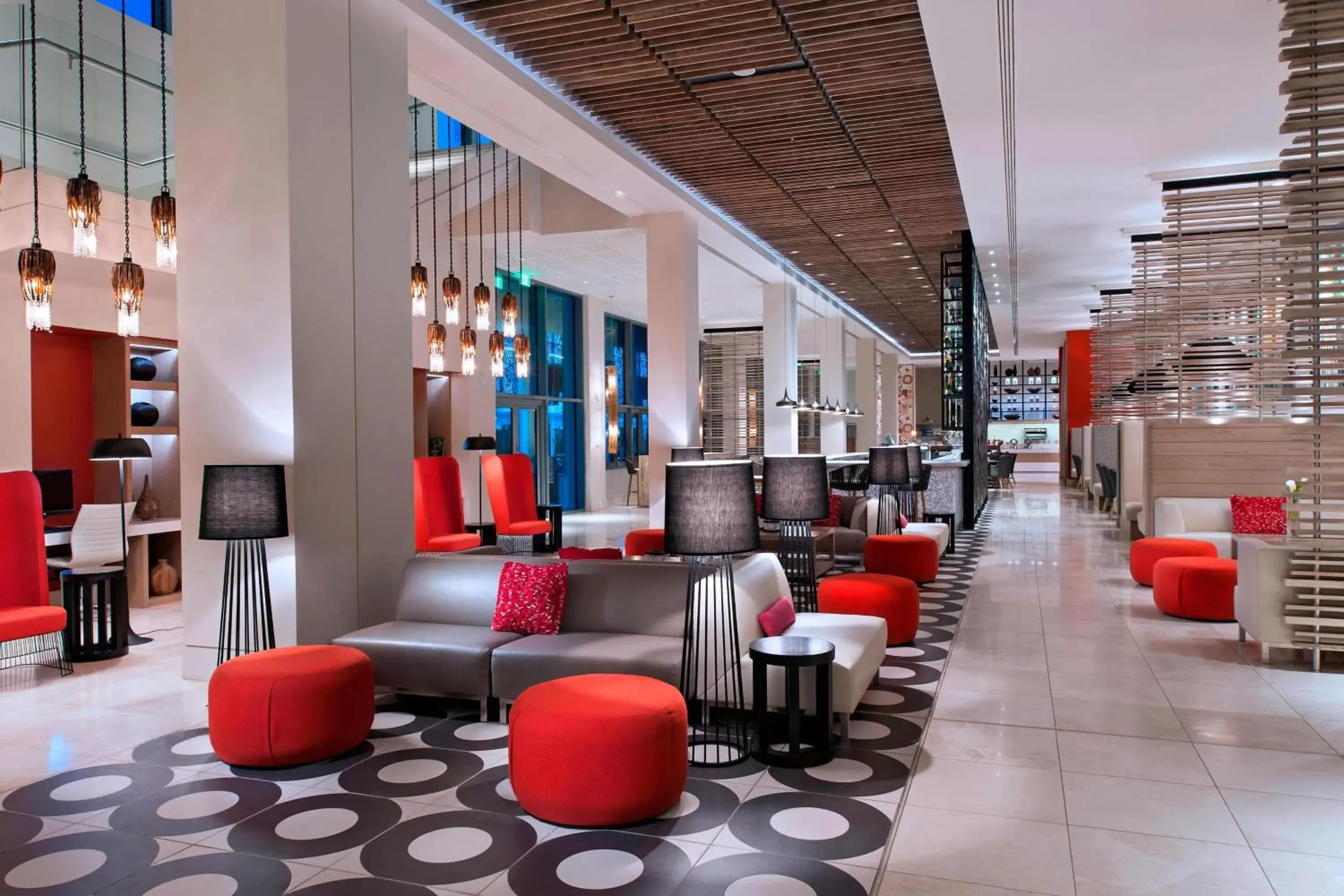 Lobby or reception, Lounge/Bar in Marriott Port-au-Prince Hotel