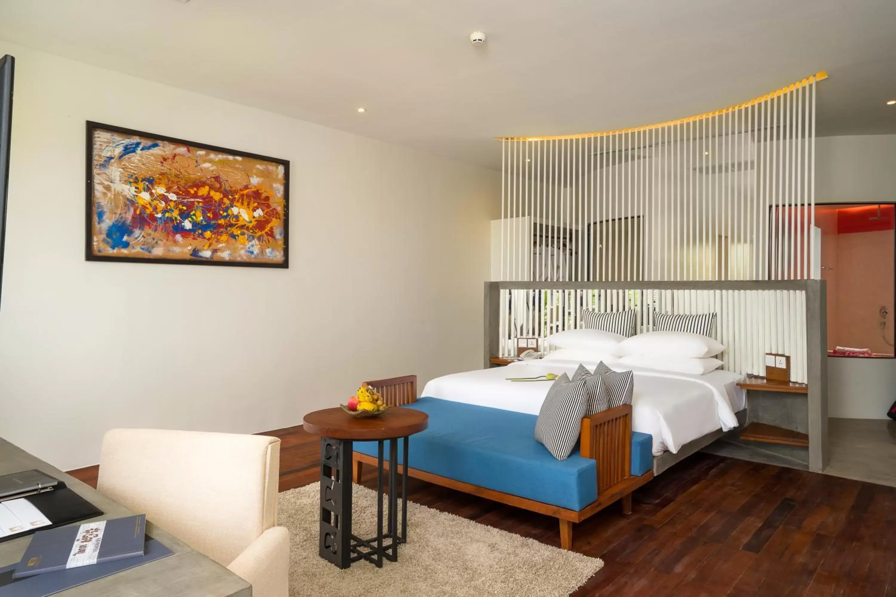 Living room, Bed in Metta Residence & Spa