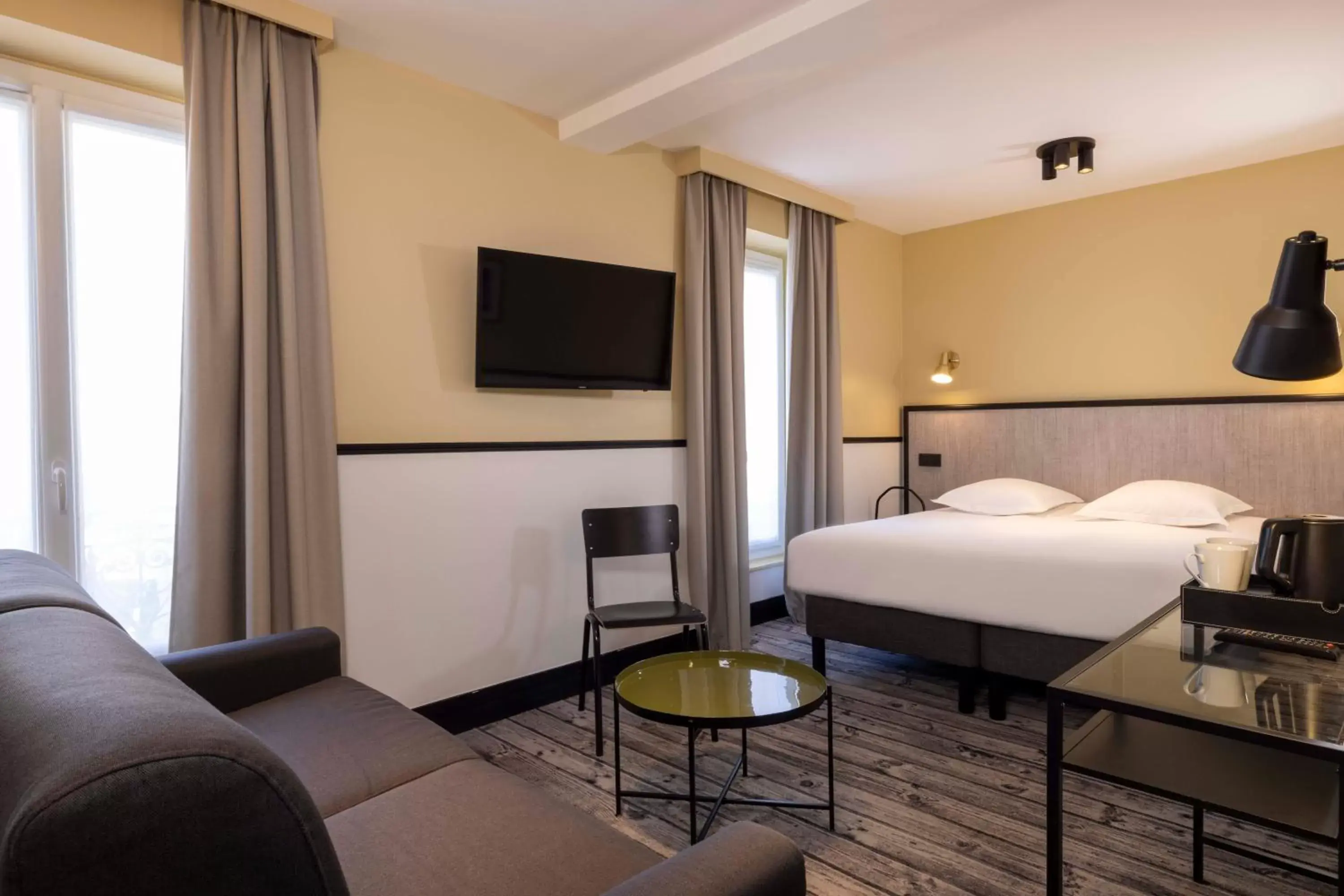 Bedroom, Bed in Hotel de l'Aqueduc
