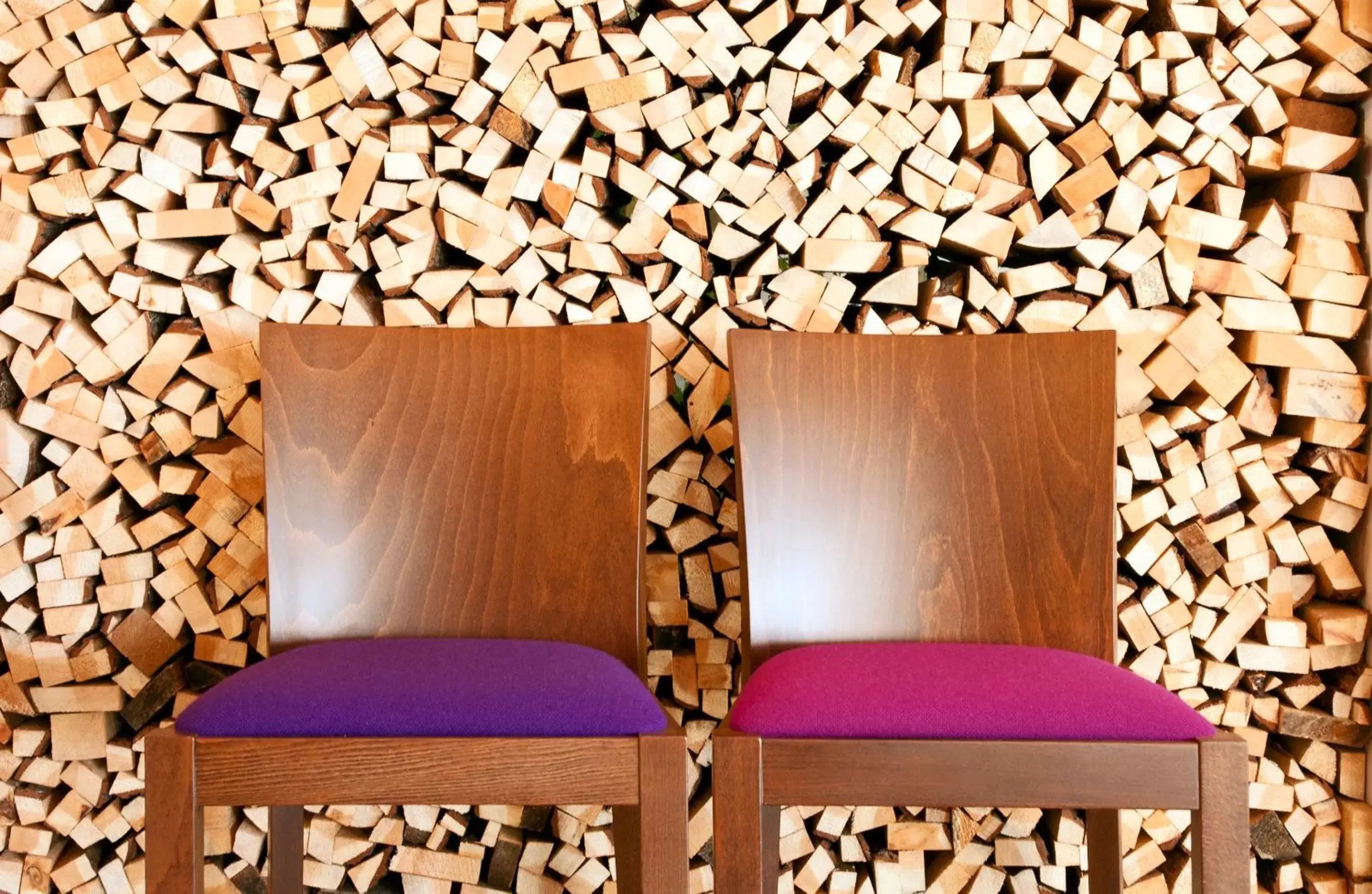 Decorative detail, Seating Area in Hotel Rosatsch